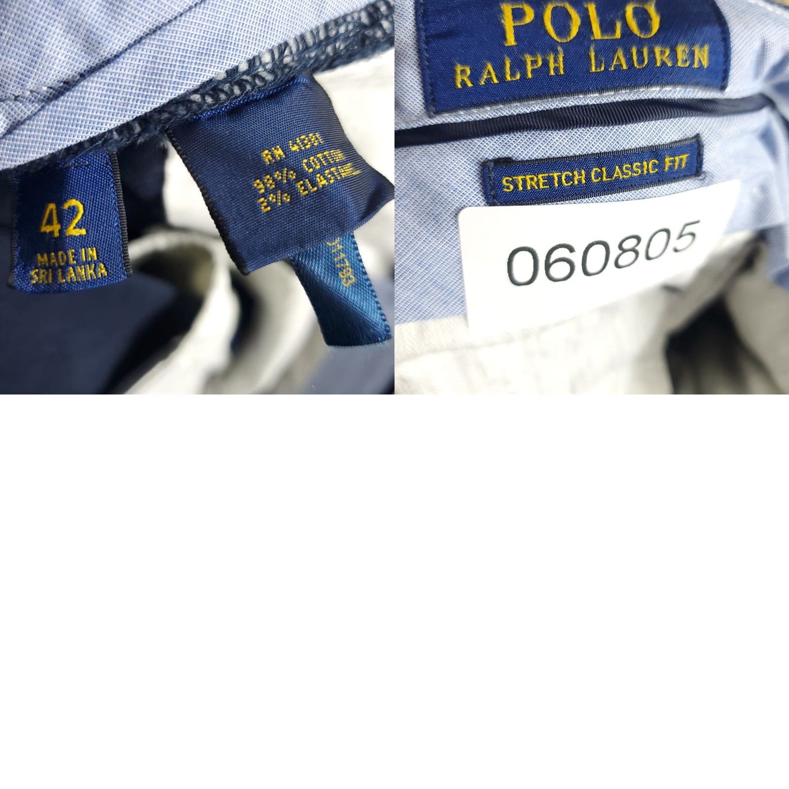 Ralph Lauren VINTAGE Ralph Lauren Shorts Men's Size 42 Flat Front Chino Casual Blue Widths Size US 42 / EU 58 - 8 Thumbnail