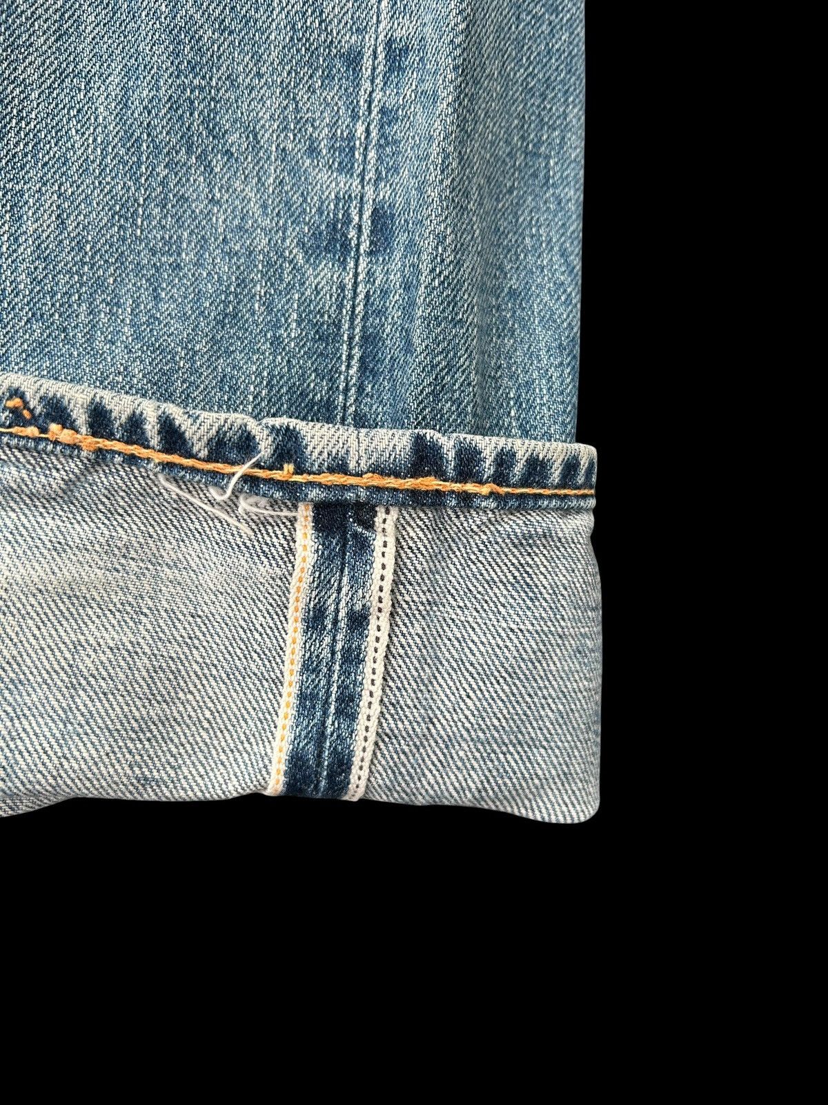 Kapital Vintage Evis Selvedge Distressed Denim Jeans Size US 32 / EU 48 - 2 Thumbnail