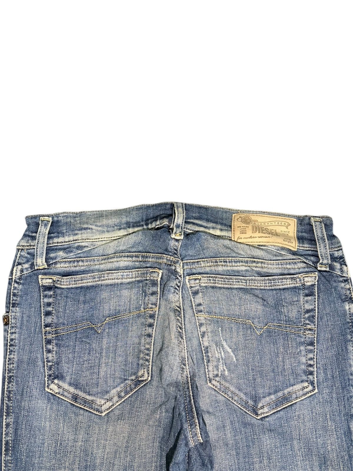 Diesel Vintage Diesel Getlegg Faded Wash Distressed Jeans Size 26" / US 2 / IT 38 - 4 Thumbnail