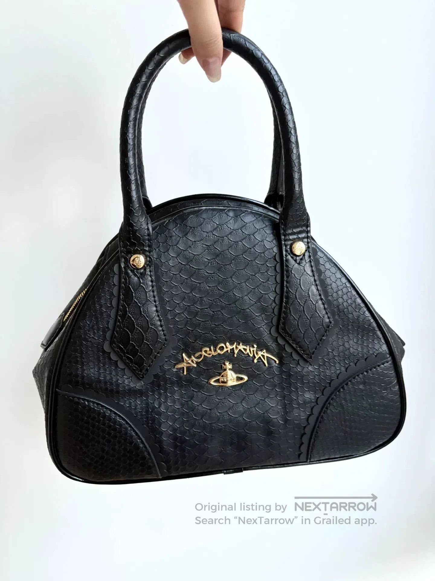 Vivienne Westwood Vivienne Westwood Vintage Black Bowling Bag. Size ONE SIZE - 1 Thumbnail