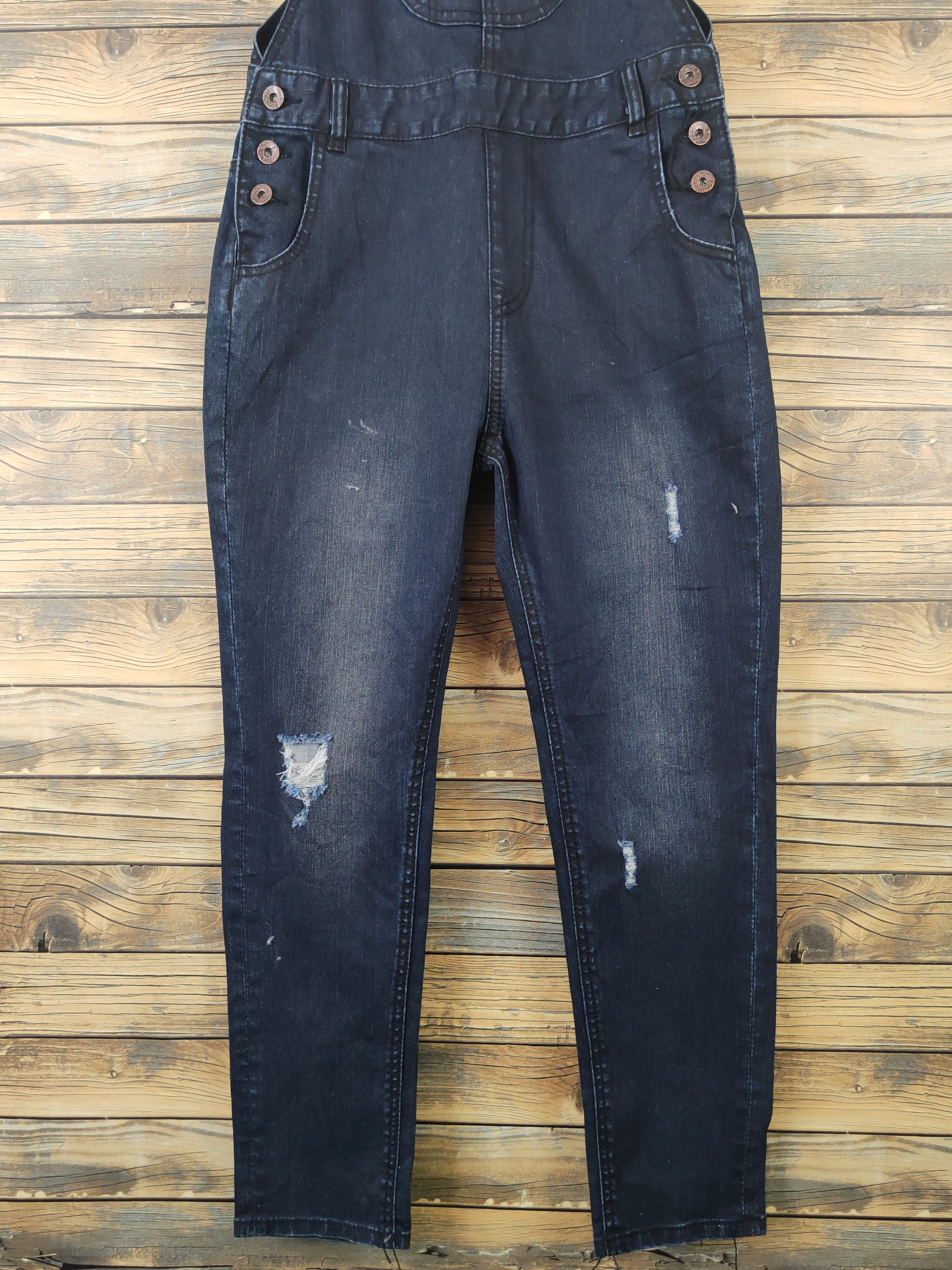 Japanese Brand × Vintage Vintage Japanese Brand Blue Denim Jumpsuits Size 30" / US 8 / IT 44 - 5 Thumbnail