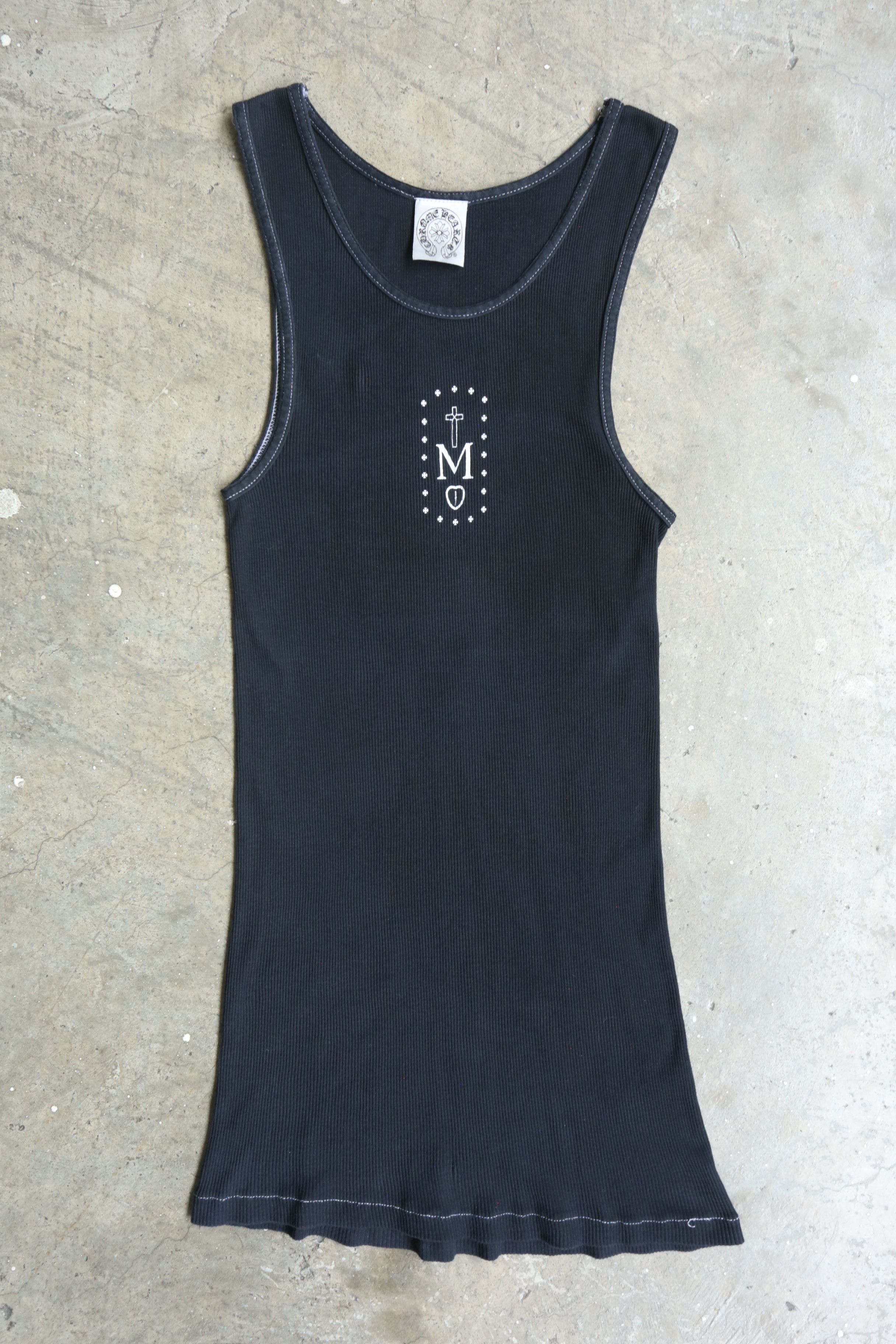 Chrome Hearts Chrome Hearts - RM - S/S 05 - Ribbed Tank Top Size US M / EU 48-50 / 2 - 2 Thumbnail