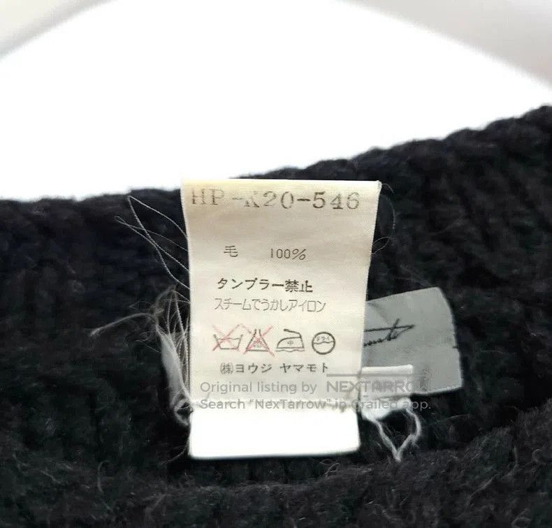 Yohji Yamamoto yohji yamamoto 1993AW outline wool knit sweater. Size US M / EU 48-50 / 2 - 5 Thumbnail