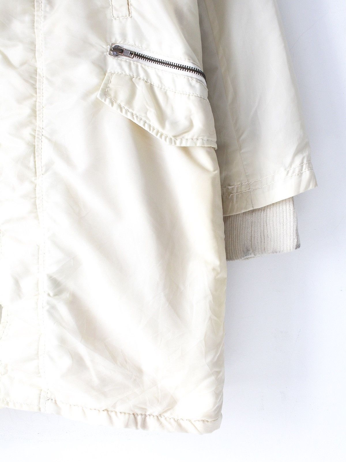 GOA 2000S GOA JAPAN IVORY HOODED FISHTAIL PARKA SHERPA LINED Size US S / EU 44-46 / 1 - 7 Thumbnail