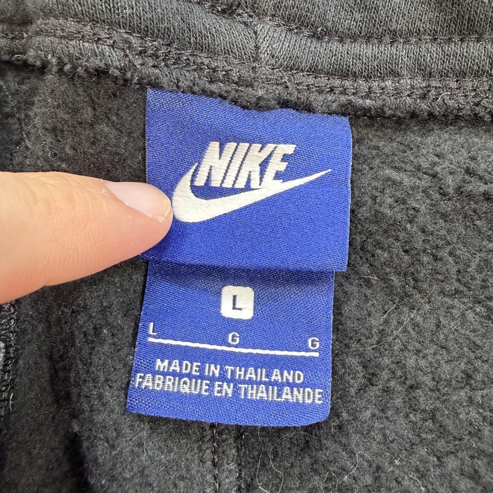 Nike Nike Black Distressed Sweatpants Mens L Y2K Grunge Raw Hem Size US 34 / EU 50 - 3 Thumbnail