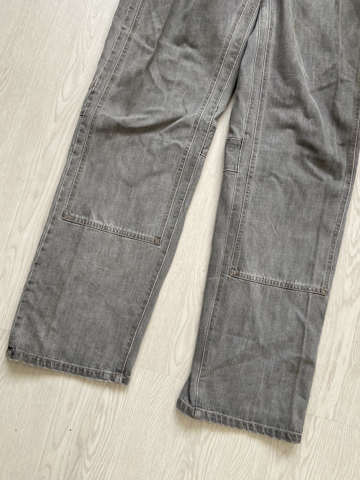 Hiroshi Fujiwara × Japanese Brand Vintage 1990’s Bootlegboot Double Knee Baggy Pants Size US 34 / EU 50 - 3 Thumbnail