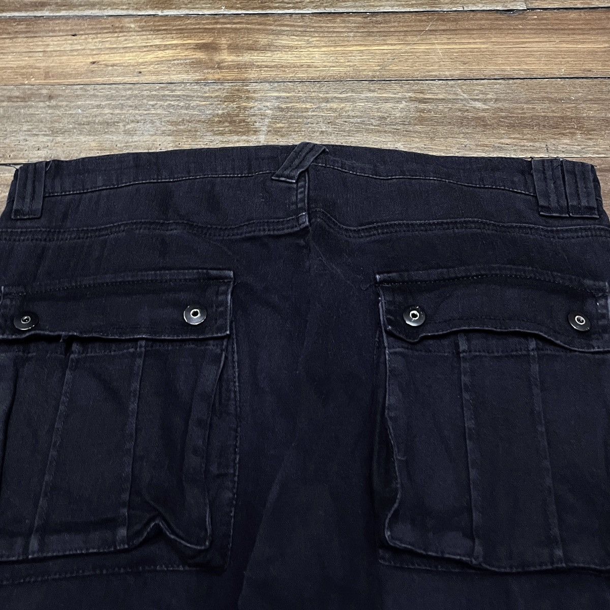14th Addiction Very Rare Vintage Japanese Brand Tactical Flared Jeans 1990s Size US 34 / EU 50 - 4 Thumbnail