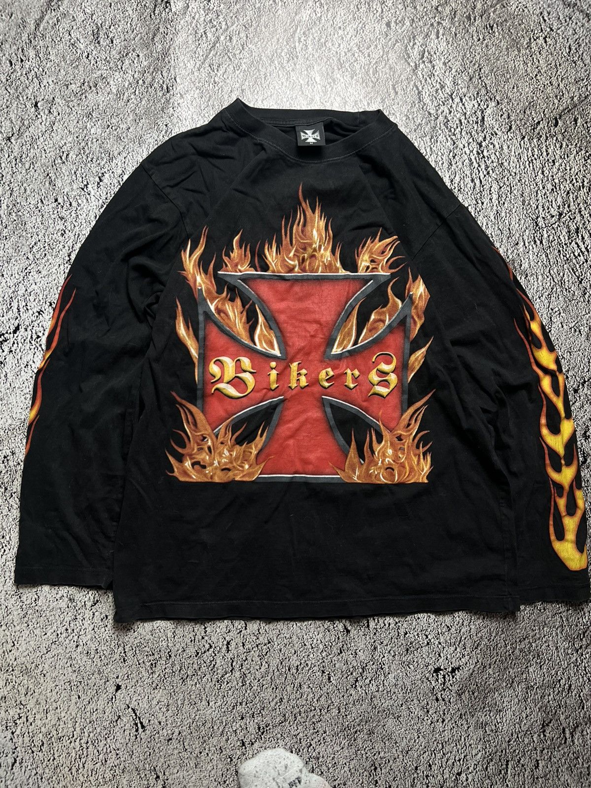 West Coast Choppers West coast choppers bikers flames vintage longsleeve Size US M / EU 48-50 / 2 - 1 Thumbnail