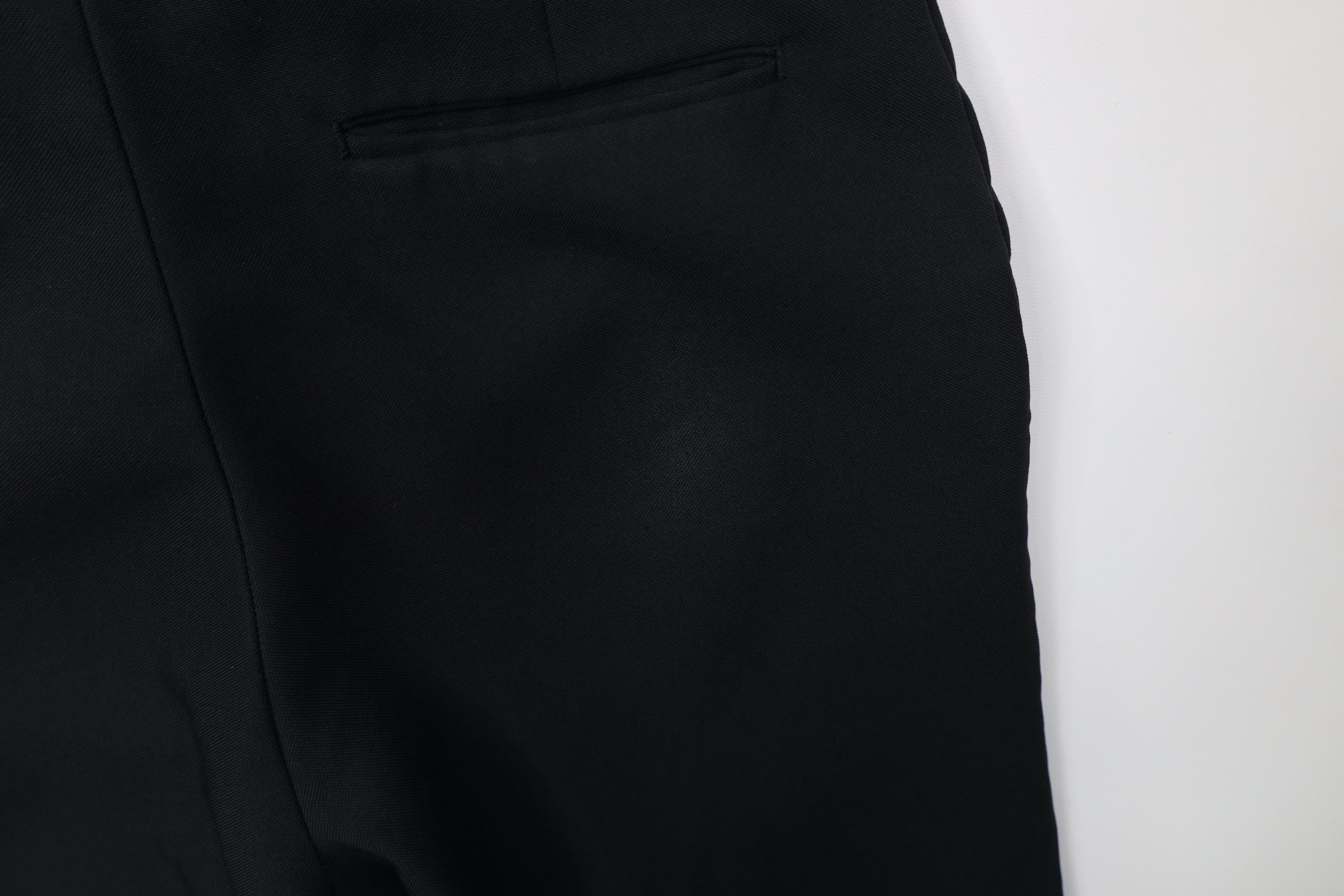 Vintage Vintage 70s Streetwear Flared Wide Leg Chino Pants Black USA Size US 32 / EU 48 - 13 Thumbnail