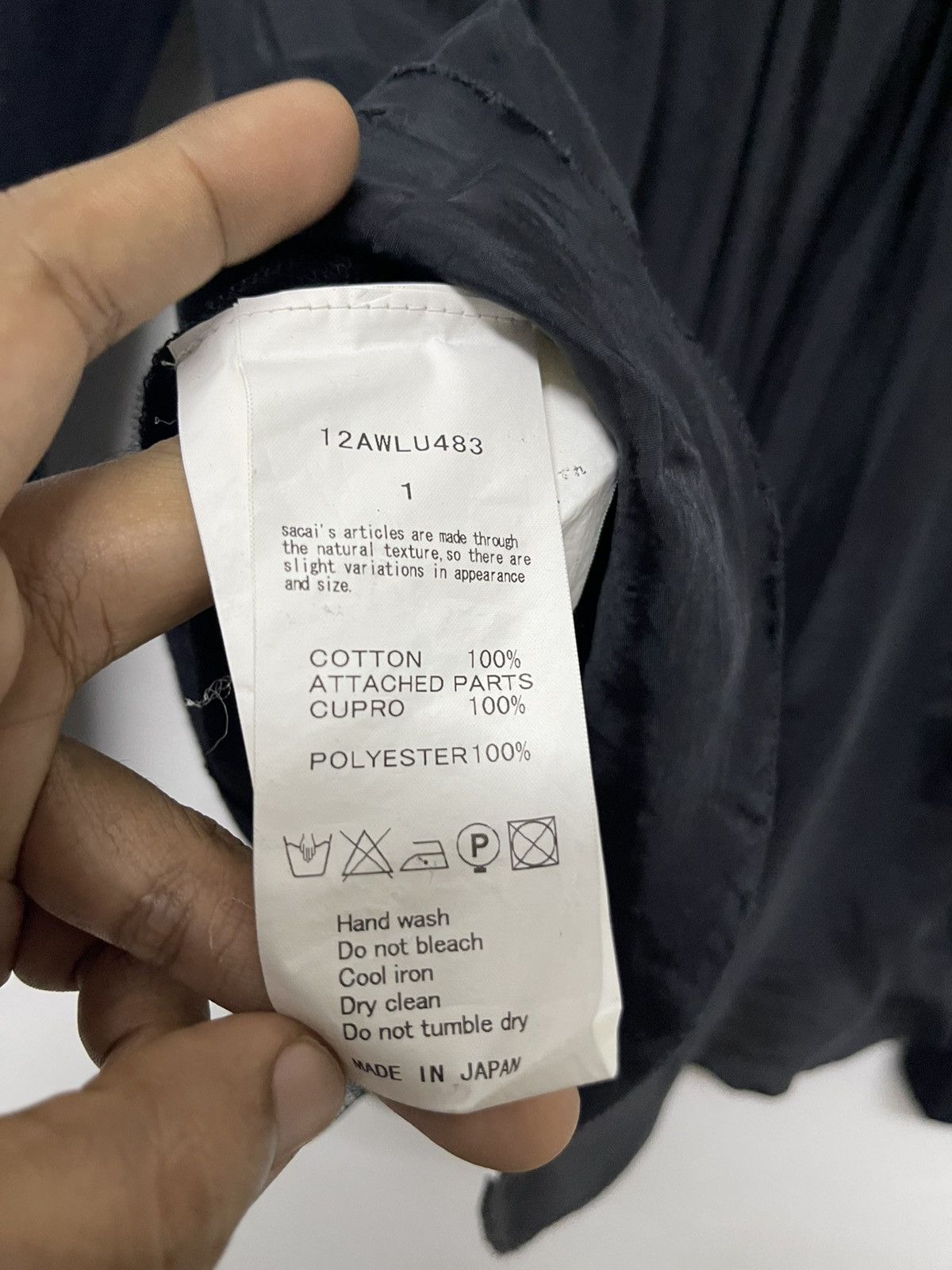 Sacai 90s SACAI UNBALANCE ROUND LONG SLEEVE SHIRT Size S / US 4 / IT 40 - 13 Thumbnail