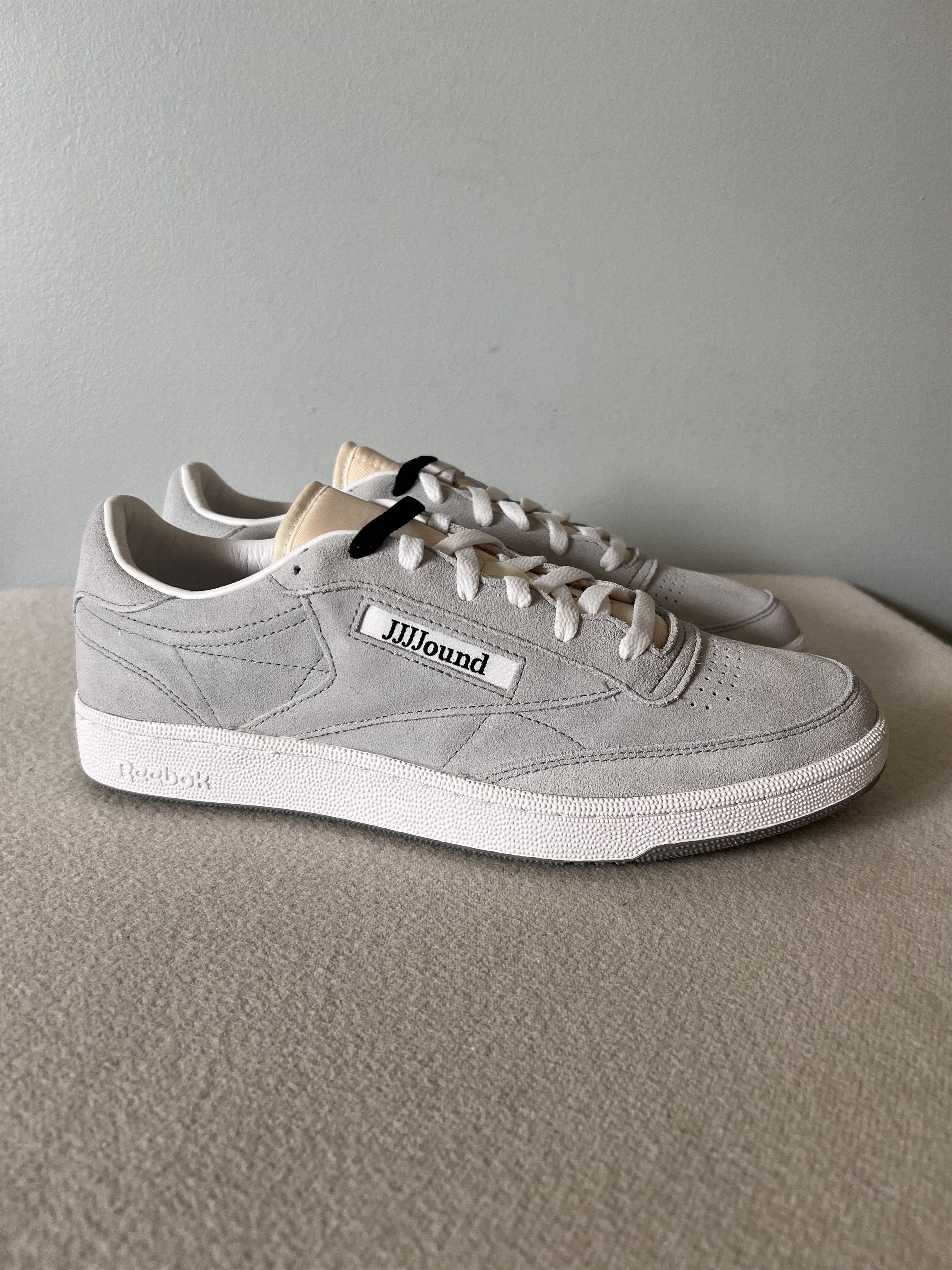 JJJJound × Reebok JJJJound Reebok Club C in Light Grey Suede | Grailed