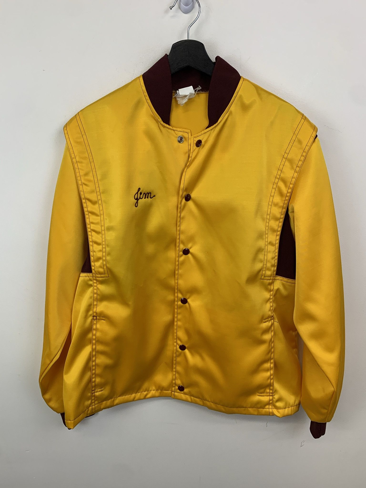 Other Vintage 1980s Drum and Bugle Gold Maroon Satin Snap Jacket Jim Size M Size US M / EU 48-50 / 2 - 1 Thumbnail