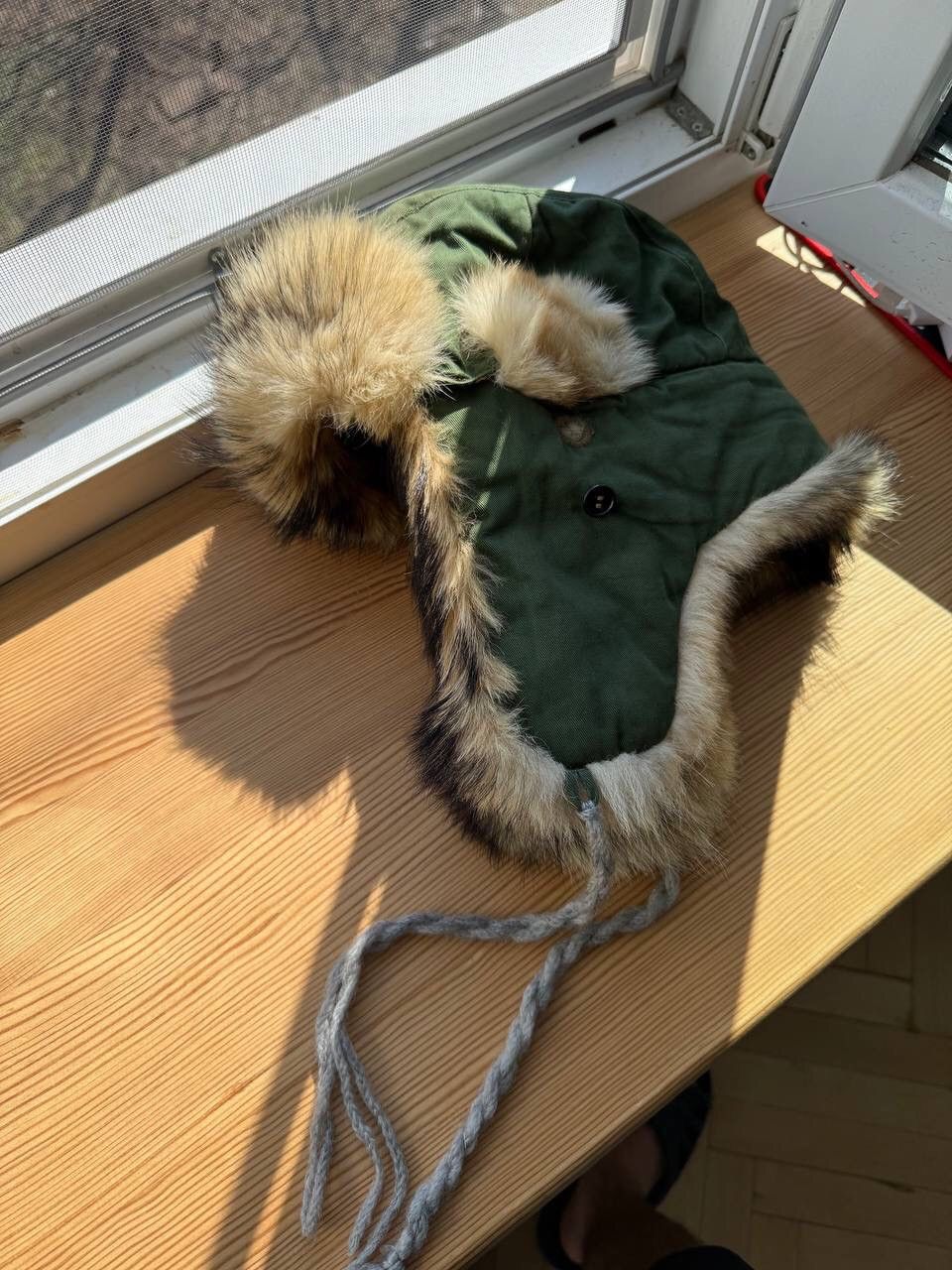 Japanese Brand × Vintage Vintage Avant Garde Made In Pekin Mohair Fuzzy Hat Ushanka Size ONE SIZE - 1 Thumbnail