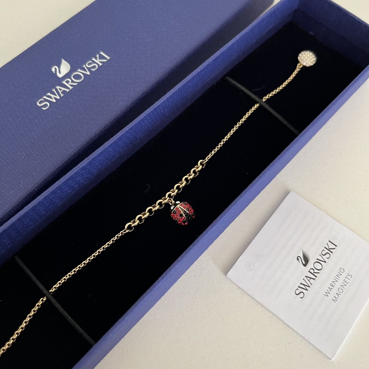 Swarovski Swarovski ladybug pavé charm bracelet Size ONE SIZE - 1 Thumbnail