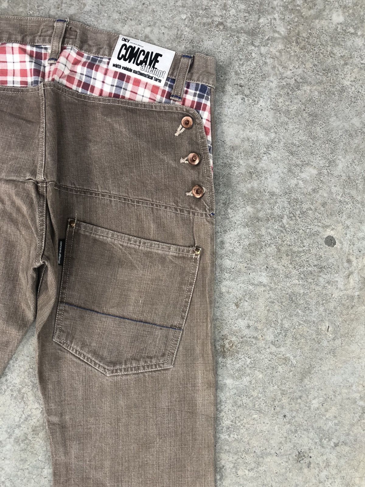 Japanese Brand Japanese Concave attempt Distressed Jeans Size US 32 / EU 48 - 14 Thumbnail