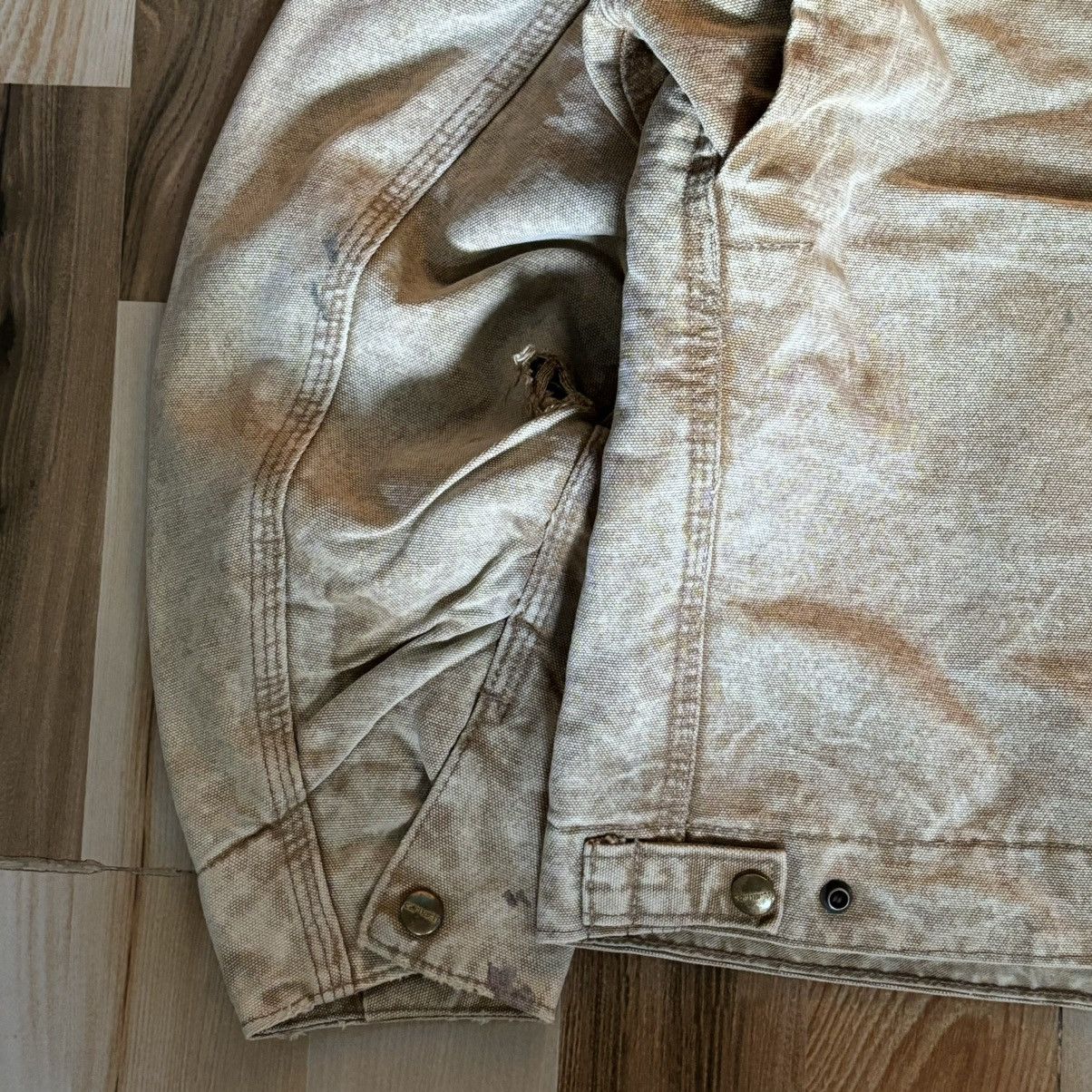 Carhartt Vintage 80s Carhartt Acid Washed Detroit Size US S / EU 44-46 / 1 - 12 Thumbnail