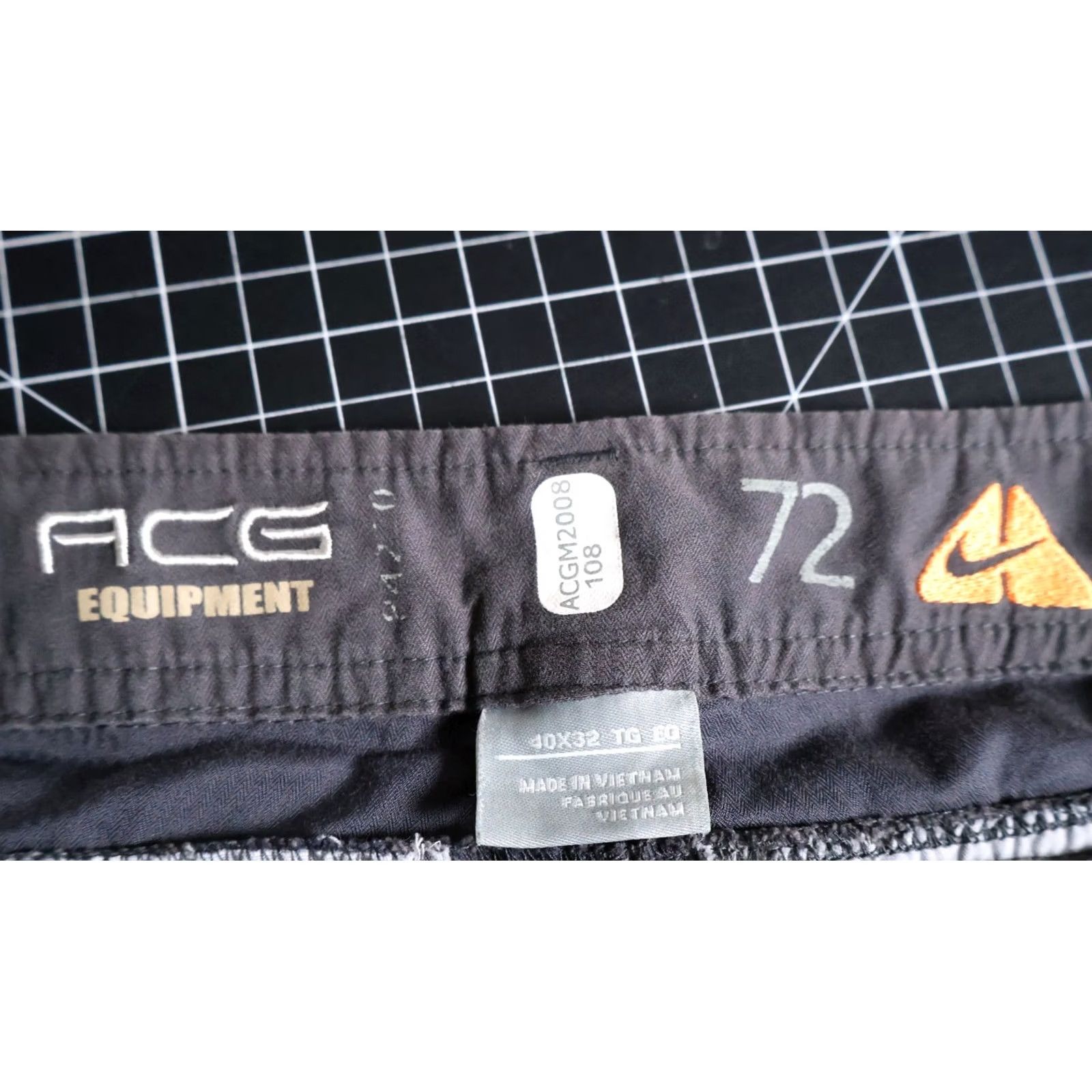 Nike ACG Nike ACG Pants Convertible Shorts Cargo Gray Cotton Blend Men's 40 x 32 Size US 40 / EU 56 - 3 Thumbnail