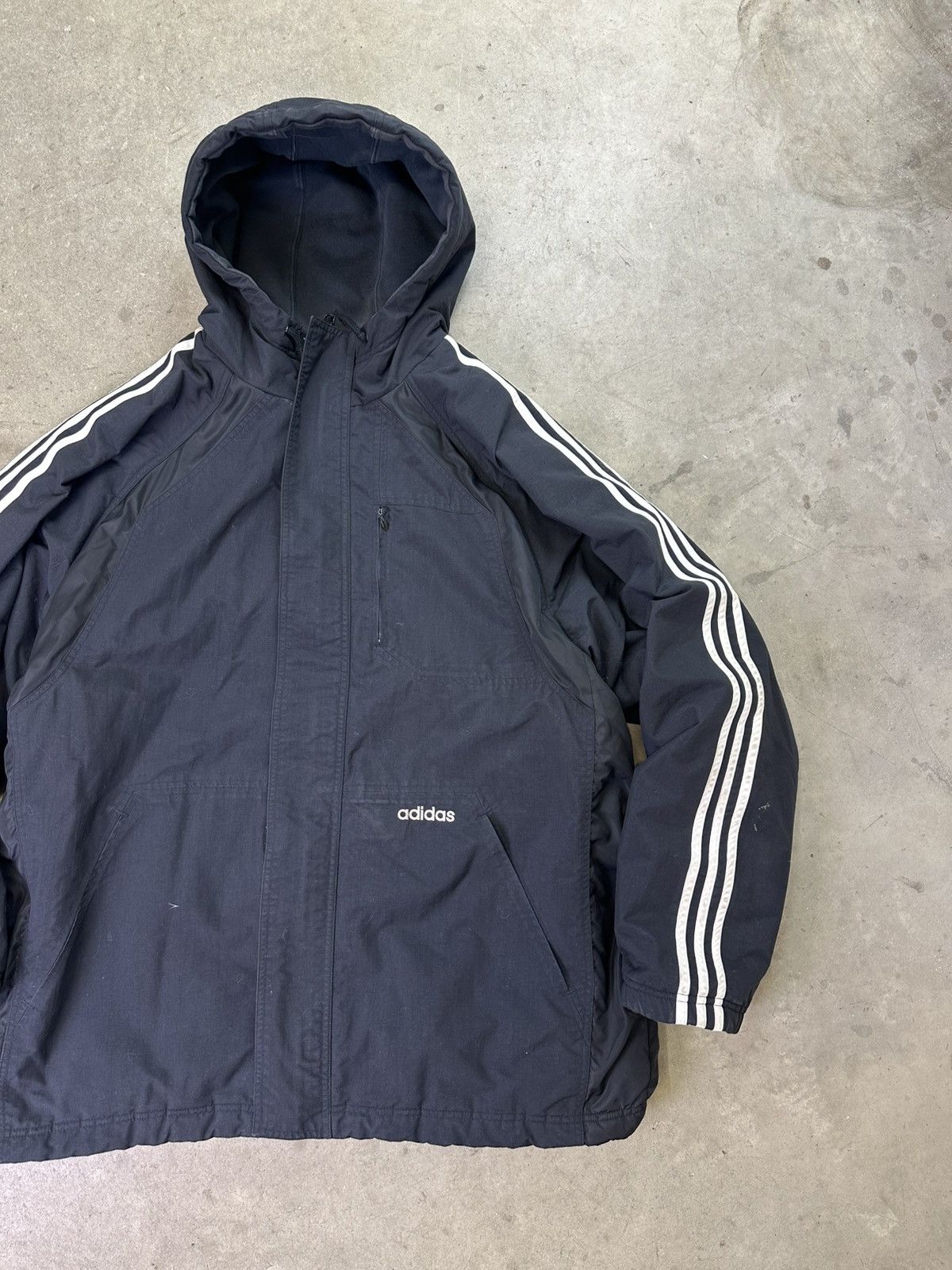 Adidas × Vintage vintage 90s adidas reversible puffer jacket xxl Size US XXL / EU 58 / 5 - 2 Thumbnail