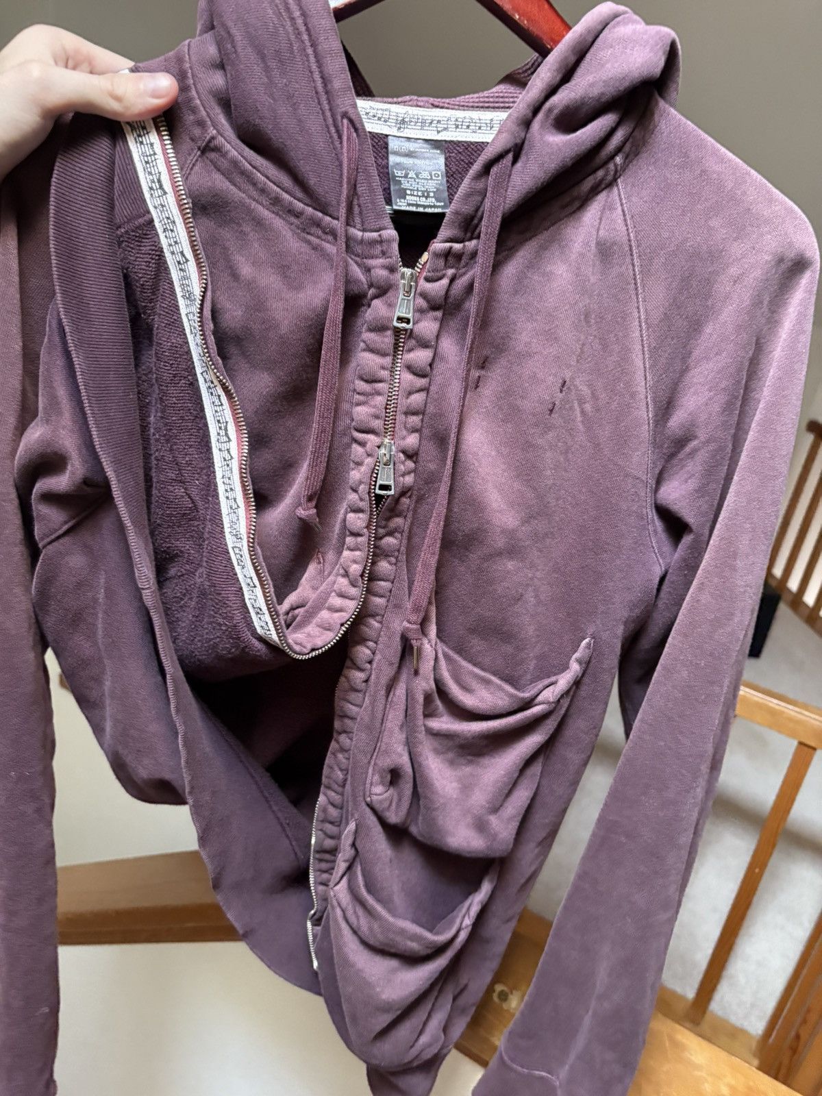 Number (N)ine Number (n)ine Re-issue 4 pocket thermal hoodie Size US L / EU 52-54 / 3 - 10 Thumbnail