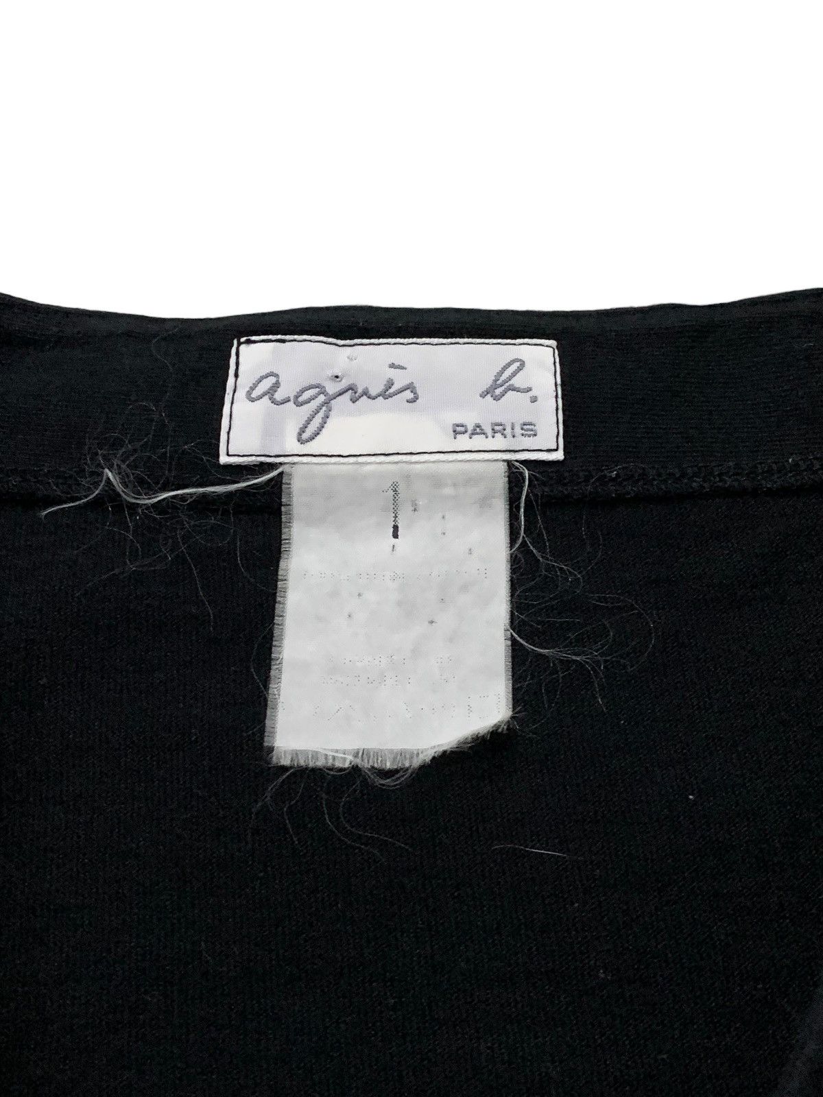 agnes b. Vintage Agnes B Crop Top Size S / US 4 / IT 40 - 4 Thumbnail