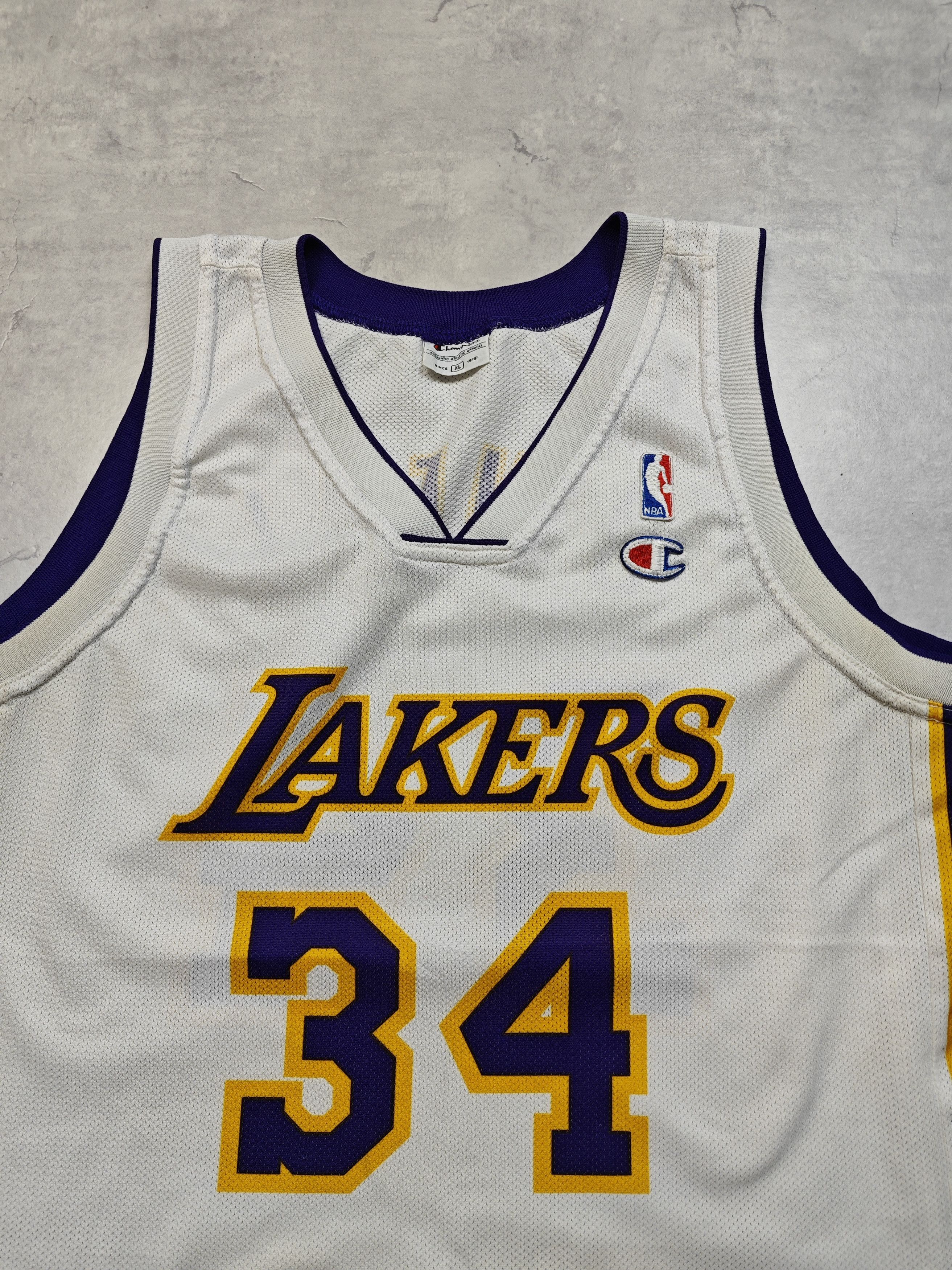 Champion Vintage Champion Lakers #34 O'NEAL Size US XL / EU 56 / 4 - 2 Thumbnail