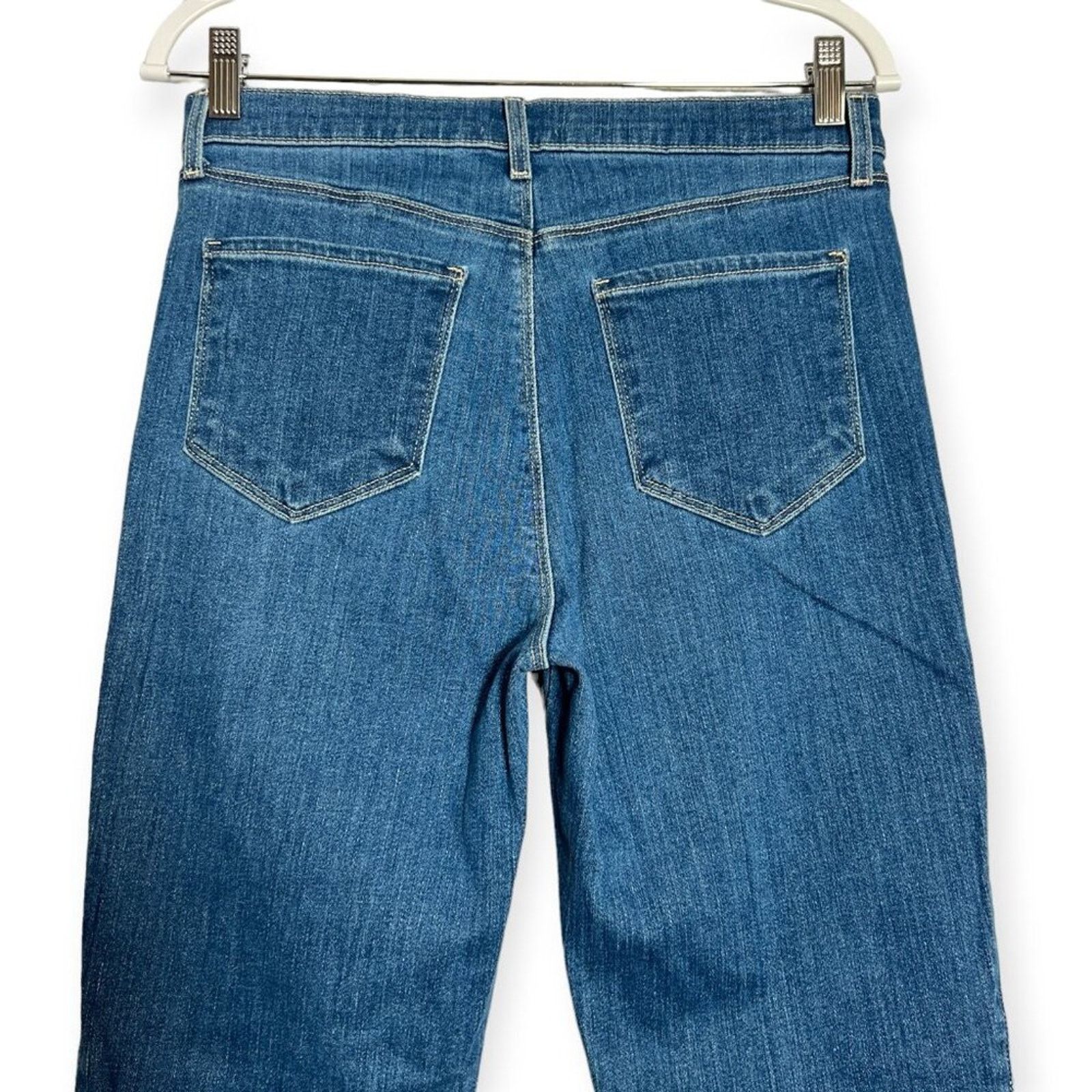 L'AGENCE L'AGENCE Hansen High Rise Crop Jeans Blue 30x27 Size 30" / US 8 / IT 44 - 5 Thumbnail