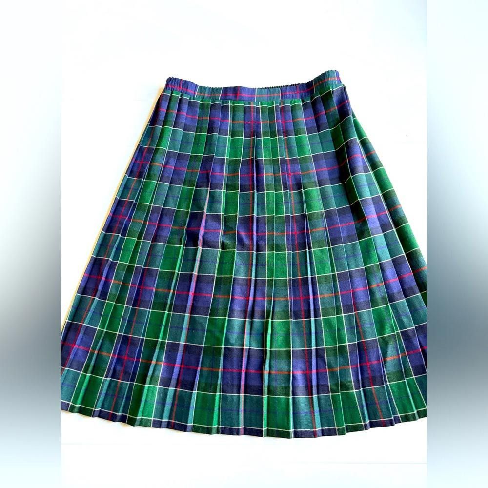 Designer Vintage Pleated Kilt-Style Skirt Size 28" / US 6 / IT 42 - 1 Thumbnail