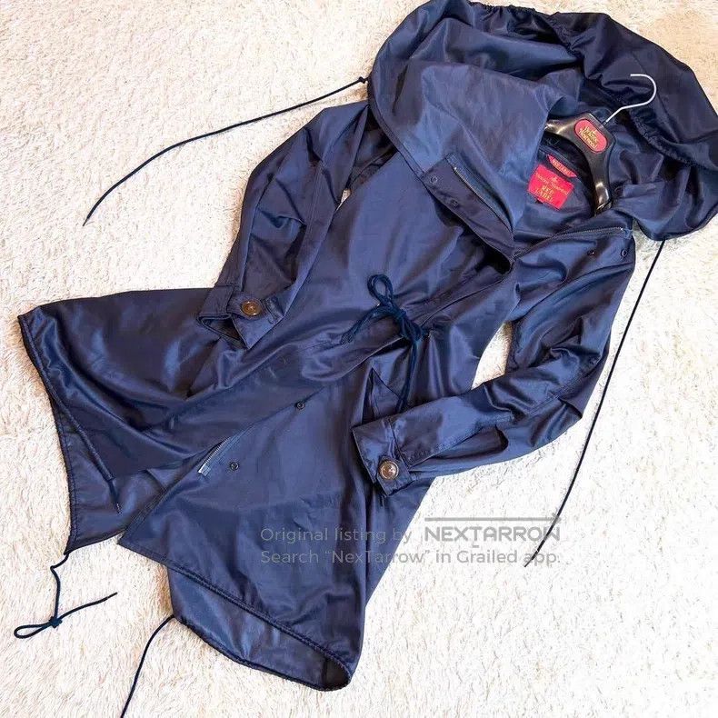 Vivienne Westwood Vivienne Westwood Satin hooded long coat transformable jac Size M / US 6-8 / IT 42-44 - 2 Thumbnail