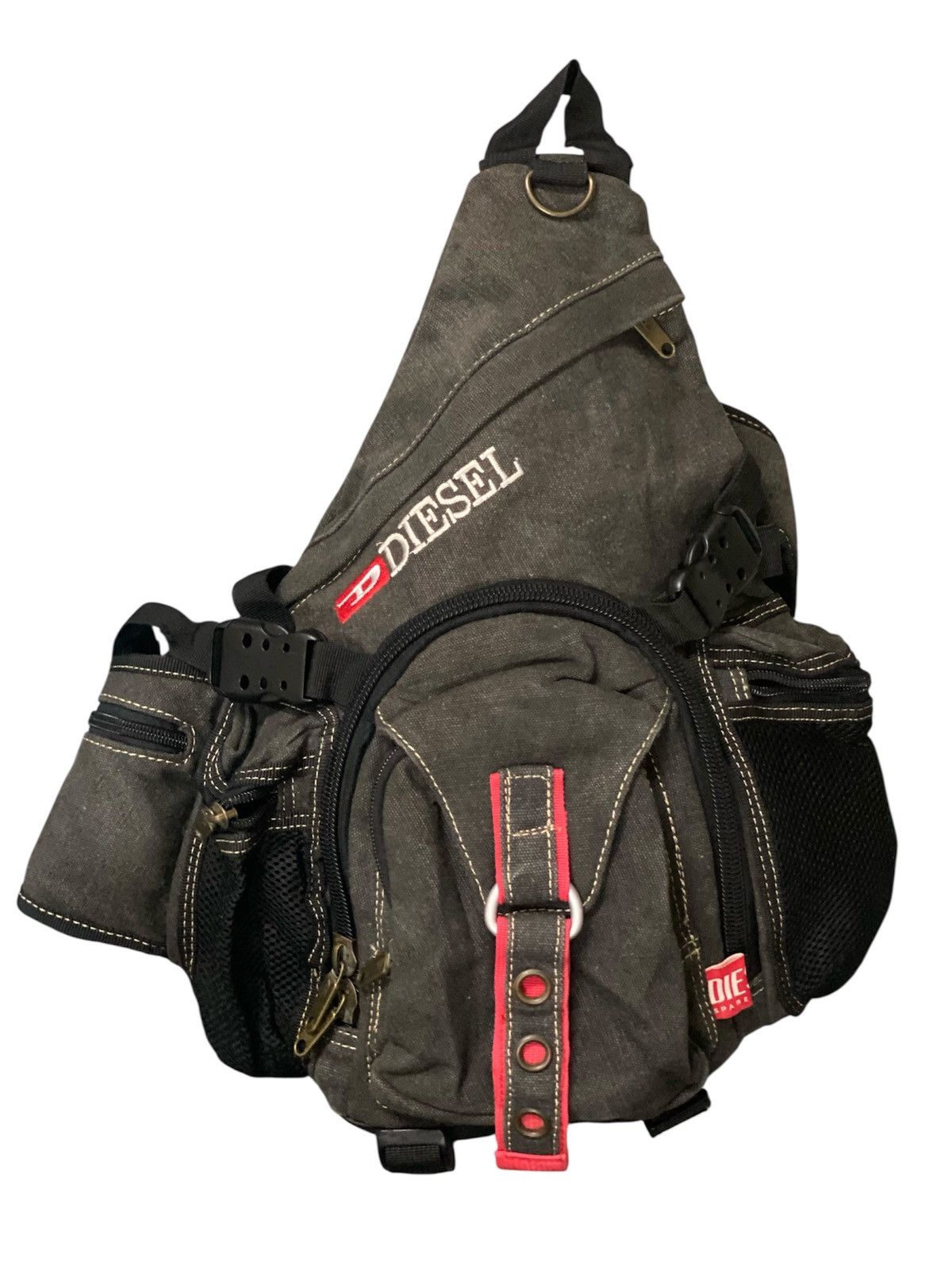 Diesel Vintage Y2k Diesel Crossbody Bag Unisex RARE Size ONE SIZE - 3 Thumbnail