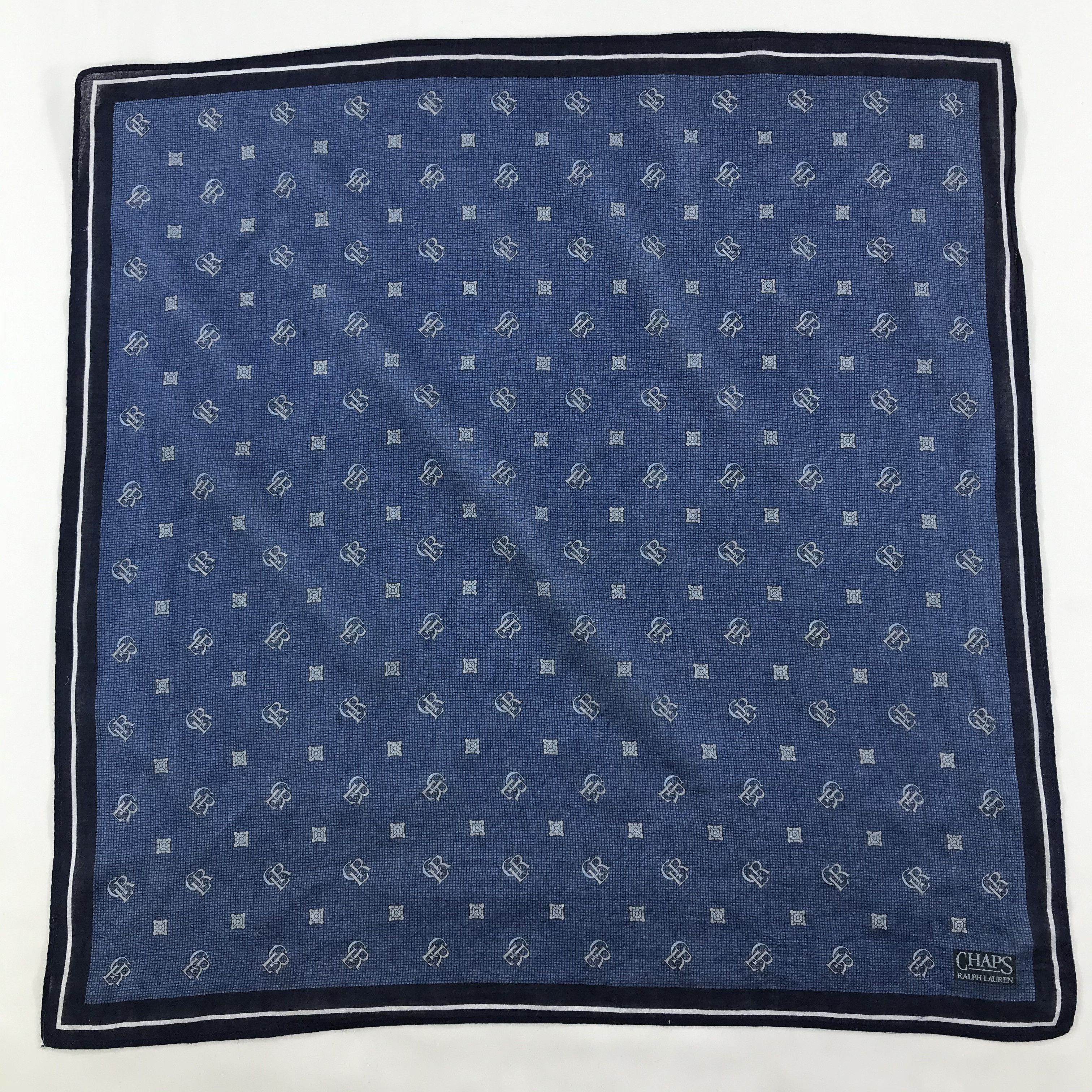 Chaps Ralph Lauren × Vintage Chaps Ralph Lauren Bandana / Handkerchief/Neckerchief -S1249 Size ONE SIZE - 1 Thumbnail