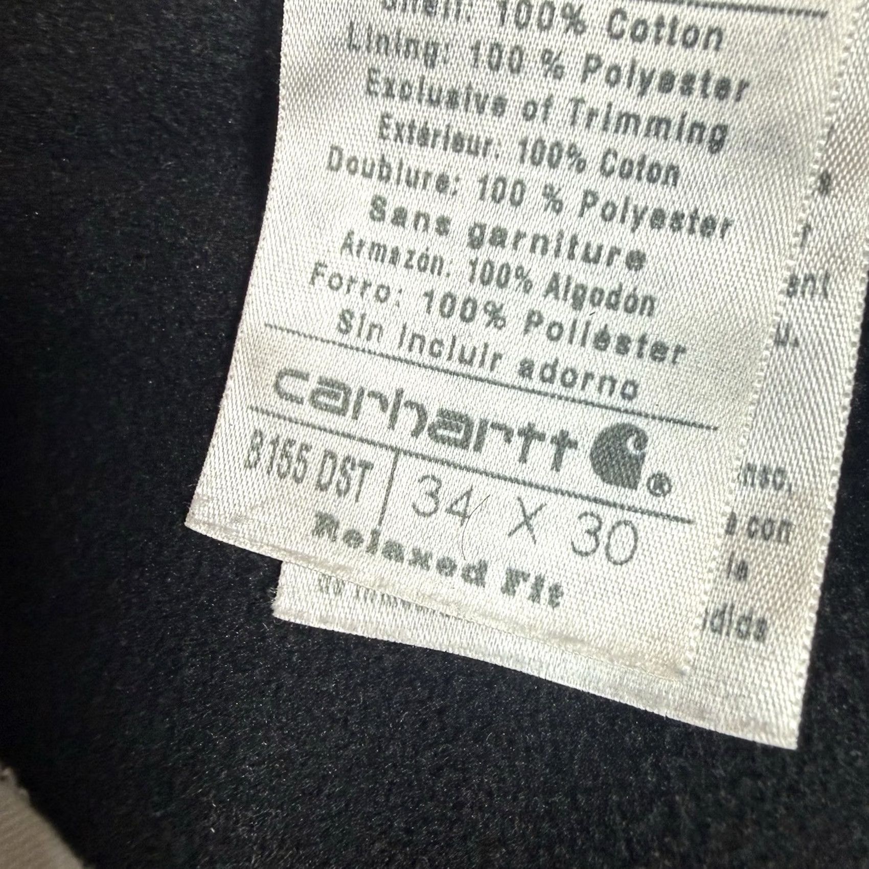 Carhartt VINTAGE Carhartt Jeans Mens 32x30 Blue Straight Relaxed Lined Workwear Pants Size US 32 / EU 48 - 7 Thumbnail