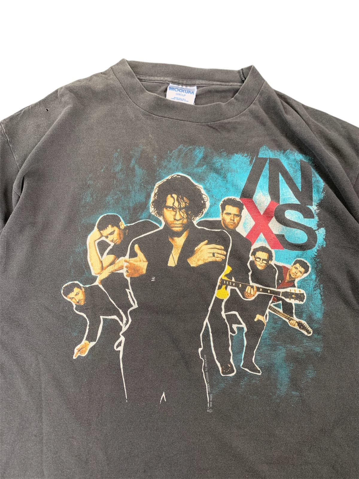 Band Tees × Vintage Vintage 90s INXS Tour Tee Size US XL / EU 56 / 4 - 2 Thumbnail