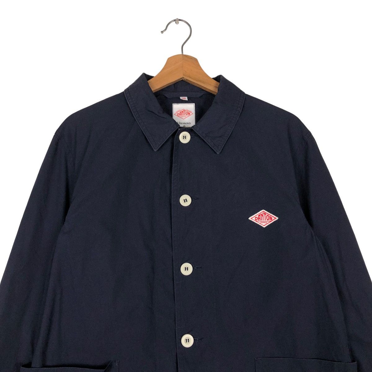 Danton × Japanese Brand × Vintage 📌VINTAGE CHORE WORK JACKET DANTON VETEMENTS DE TRAVAIL Size US S / EU 44-46 / 1 - 4 Thumbnail