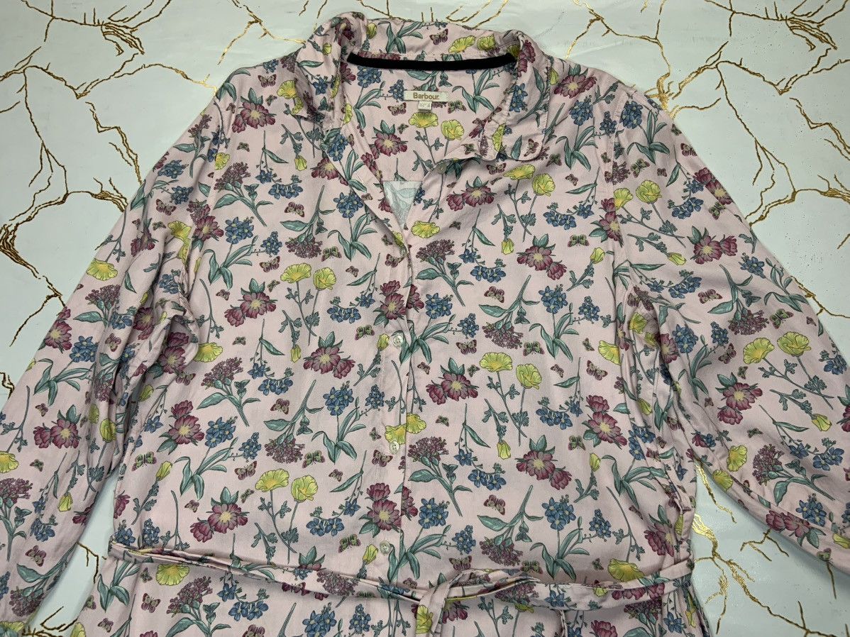 Barbour Barbour Women Else Dress Long Floral UK 18 US 14 EUR 44 Size XL / US 12-14 / IT 48-50 - 4 Thumbnail