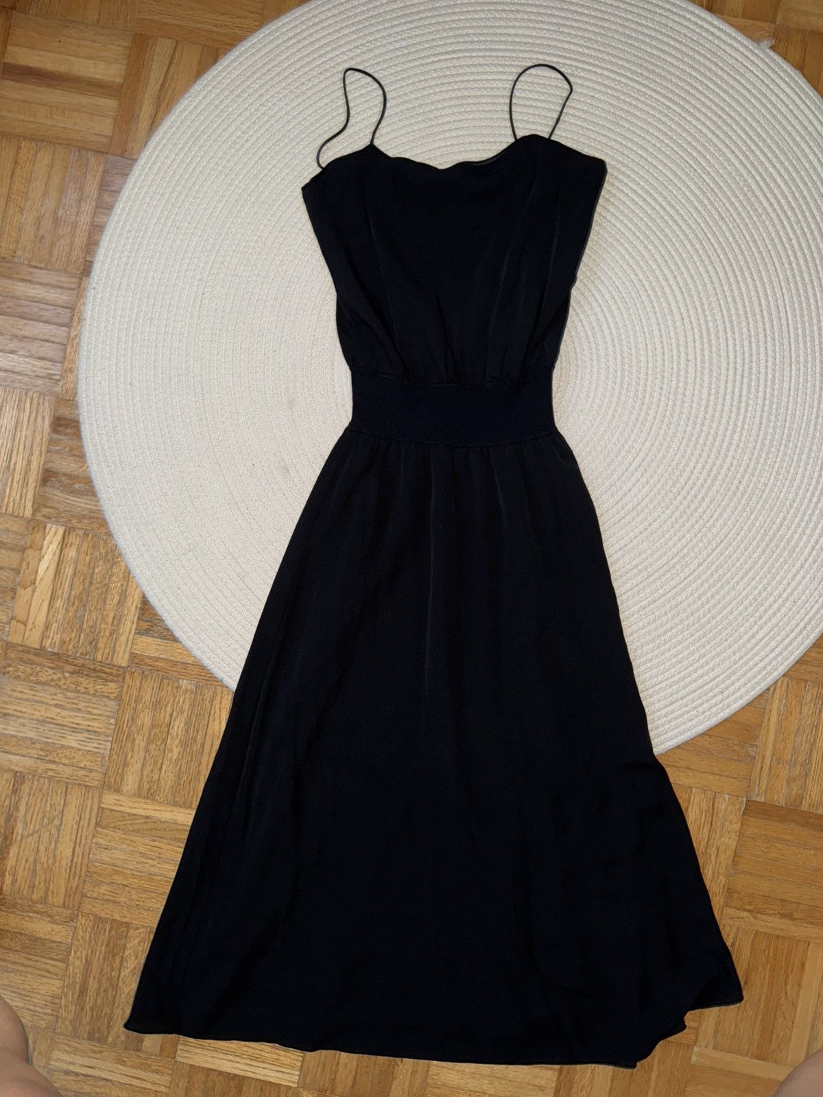 Theory Theory silk maxi black dress size Petite Size XS / US 0-2 / IT 36-38 - 3 Thumbnail