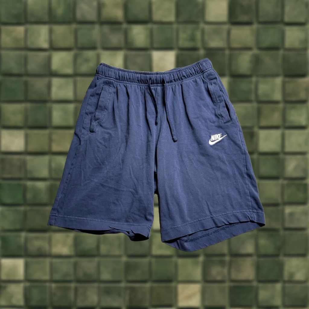 Nike Nike Sweat Shorts Mens S Blue Cotton Fleece Athletic Lounge BV2772 Size US 29 - 1 Thumbnail