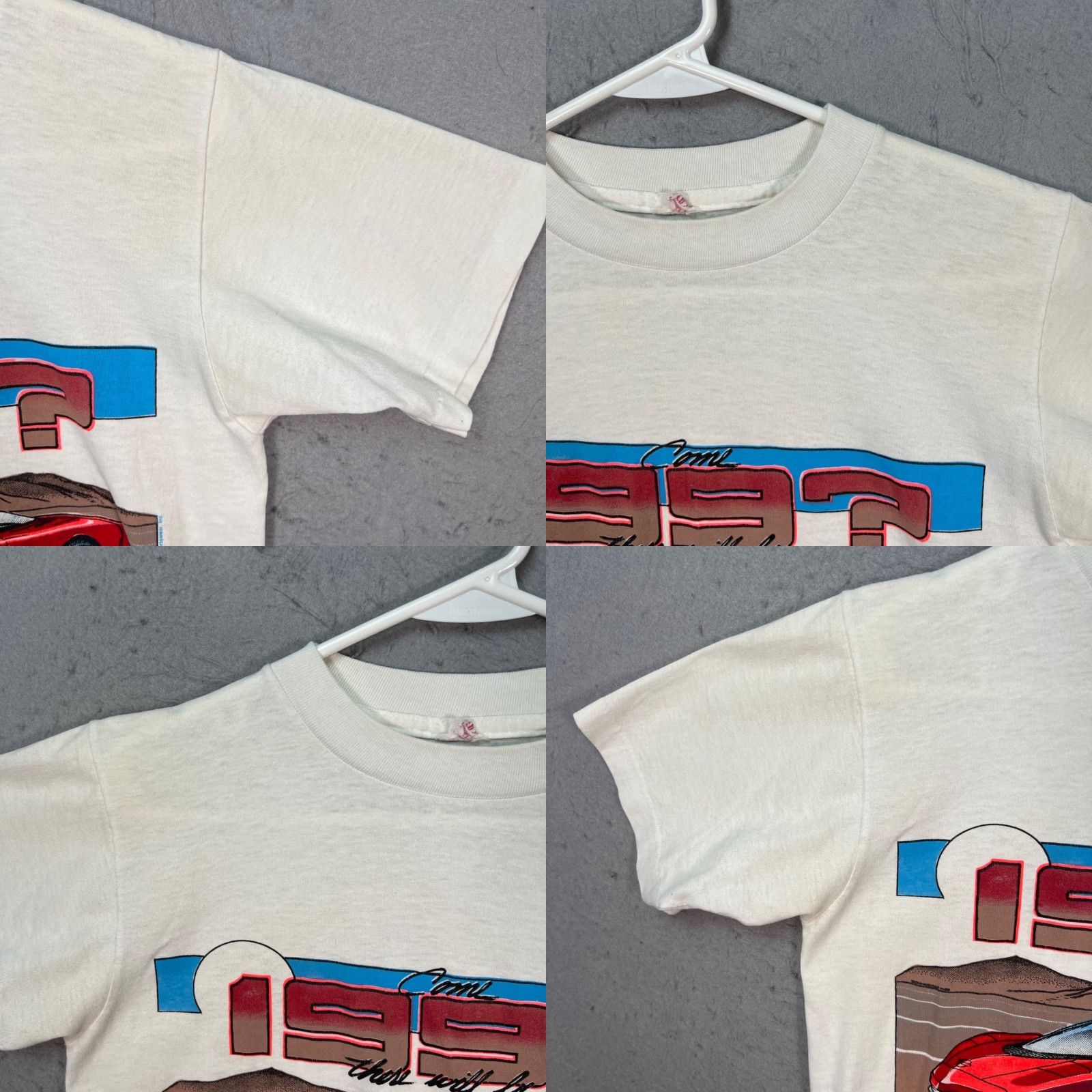 Vintage VINTAGE Chevrolet Corvette Concept Car T-Shirt White M Mens Short Sleeve Crew Neck 80s - Size US M / EU 48-50 / 2 - 8 Thumbnail