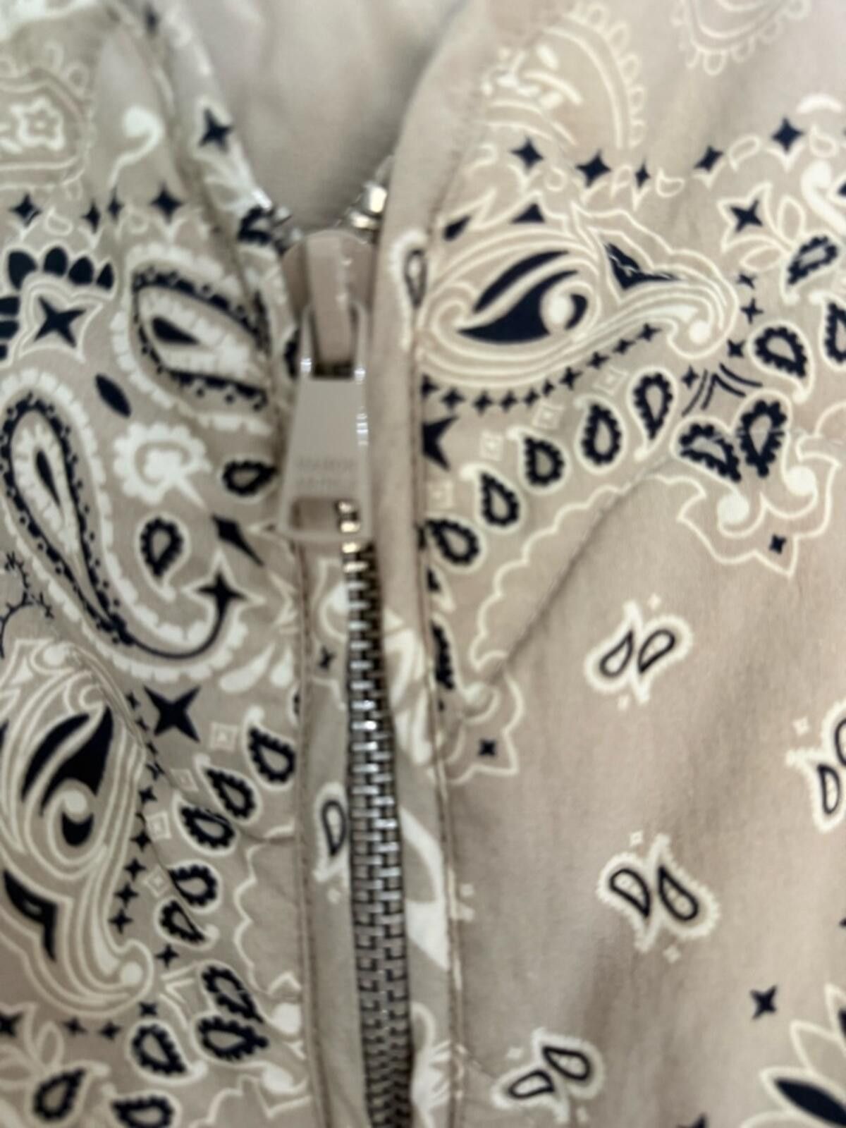 Other Bandana-Print Quilted Vest in Taupe Size M / US 6-8 / IT 42-44 - 3 Thumbnail