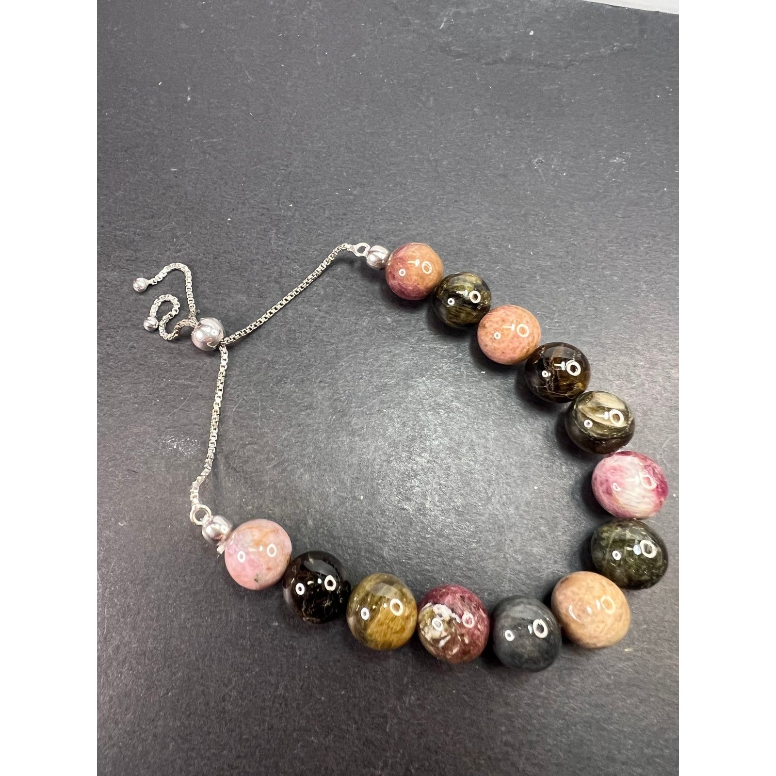 Other Multi tourmaline sterling silver bolo bracelet Size ONE SIZE - 10 Thumbnail