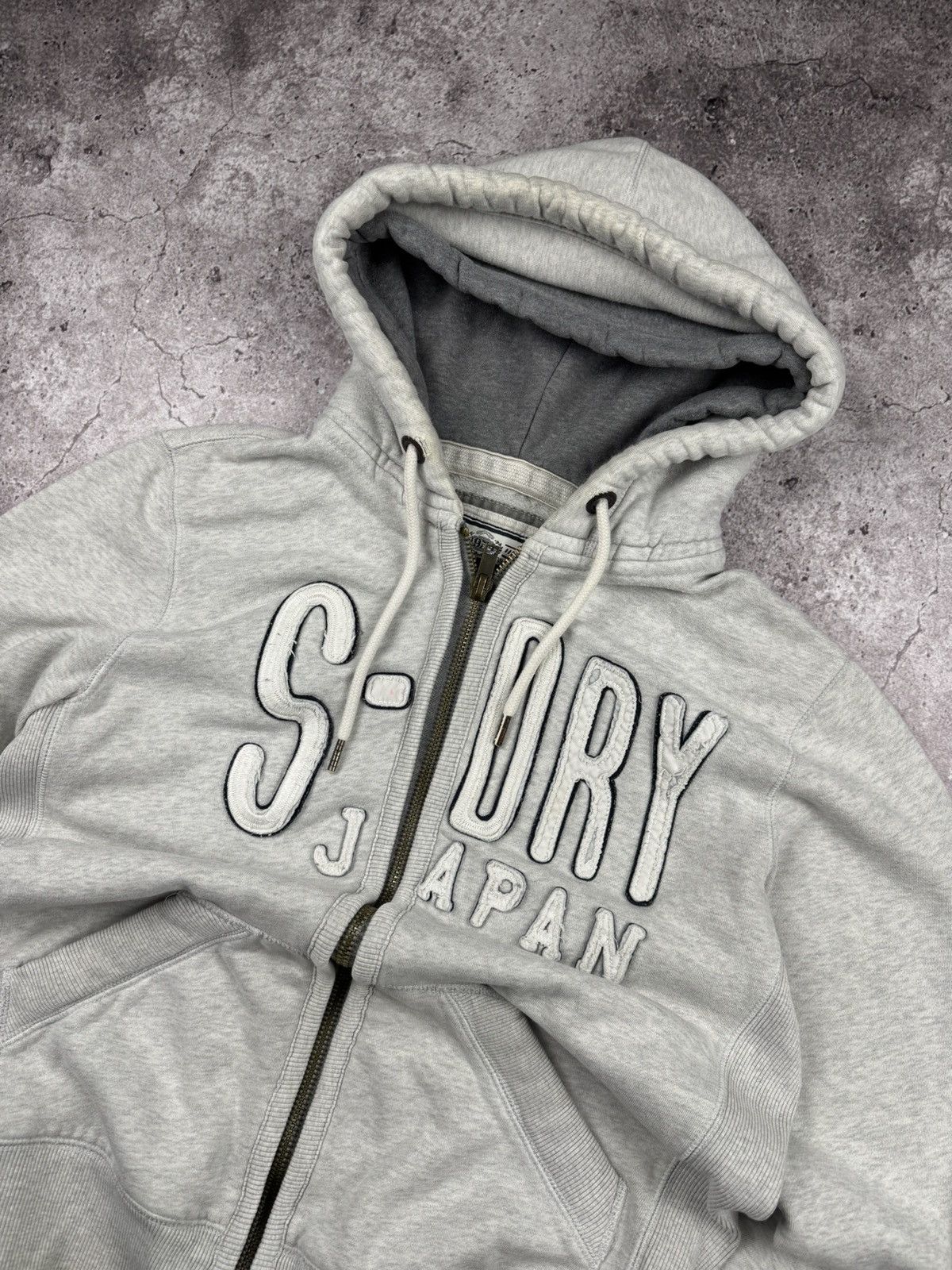 Japanese Brand Vintage Superdry Japan Spirit LGB style y2k fur zip hoodie Size US L / EU 52-54 / 3 - 2 Thumbnail