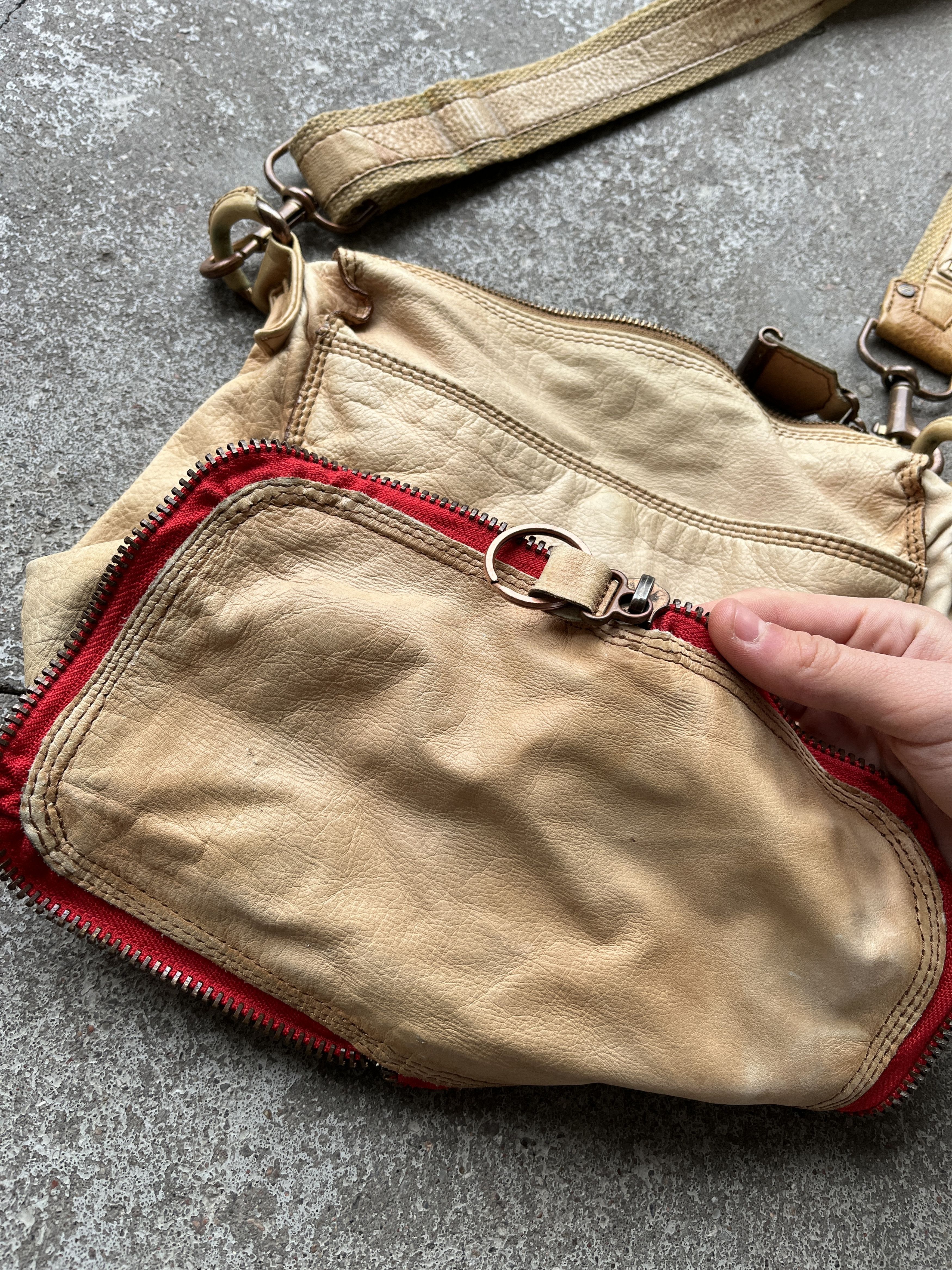 Other Diesel vintage leather grunge bag A5 Size ONE SIZE - 5 Thumbnail