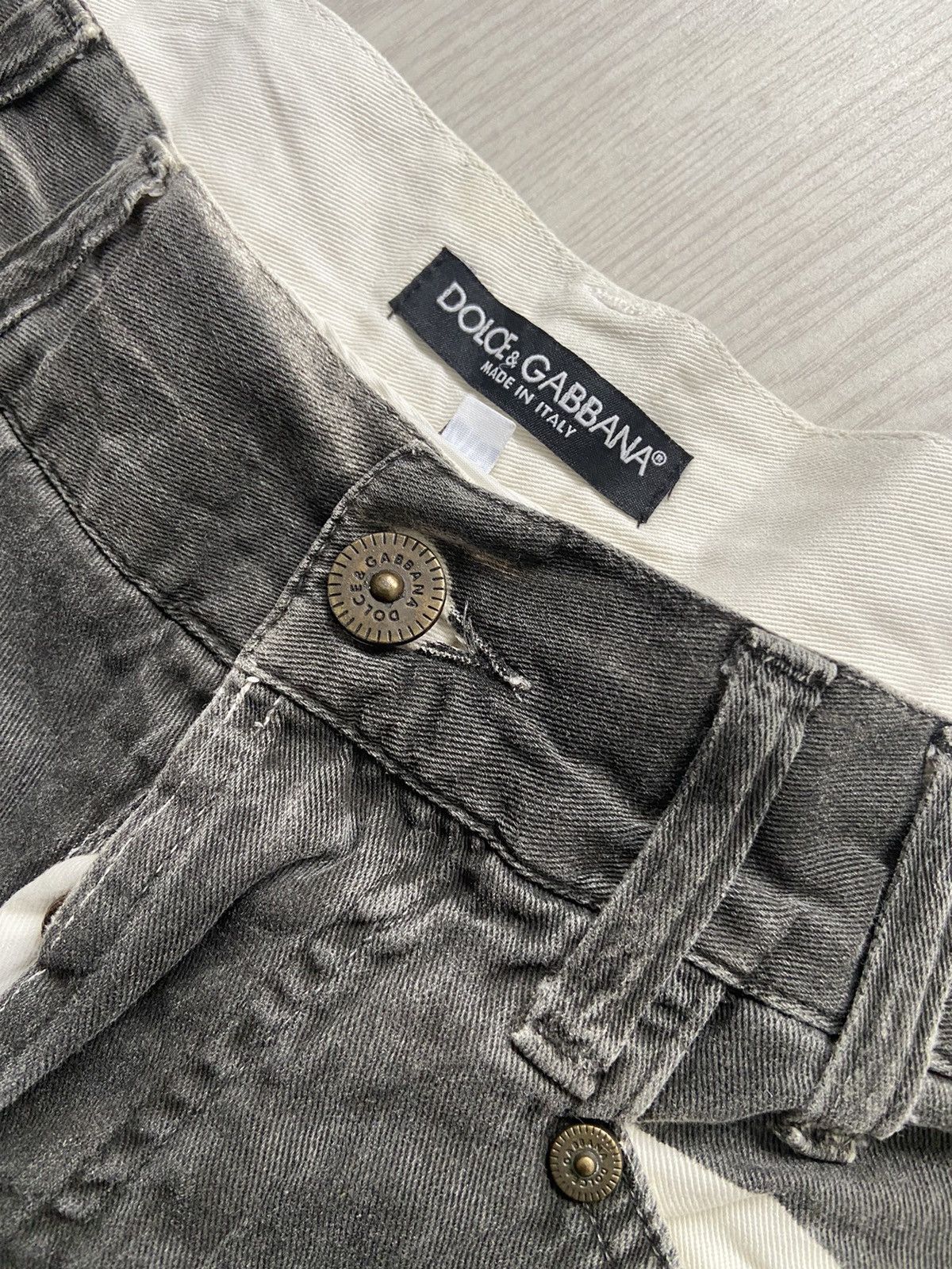 Dolce & Gabbana Vintage Dolce & Gabbana Artisan Denim Flare Pants Size US 34 / EU 50 - 8 Thumbnail