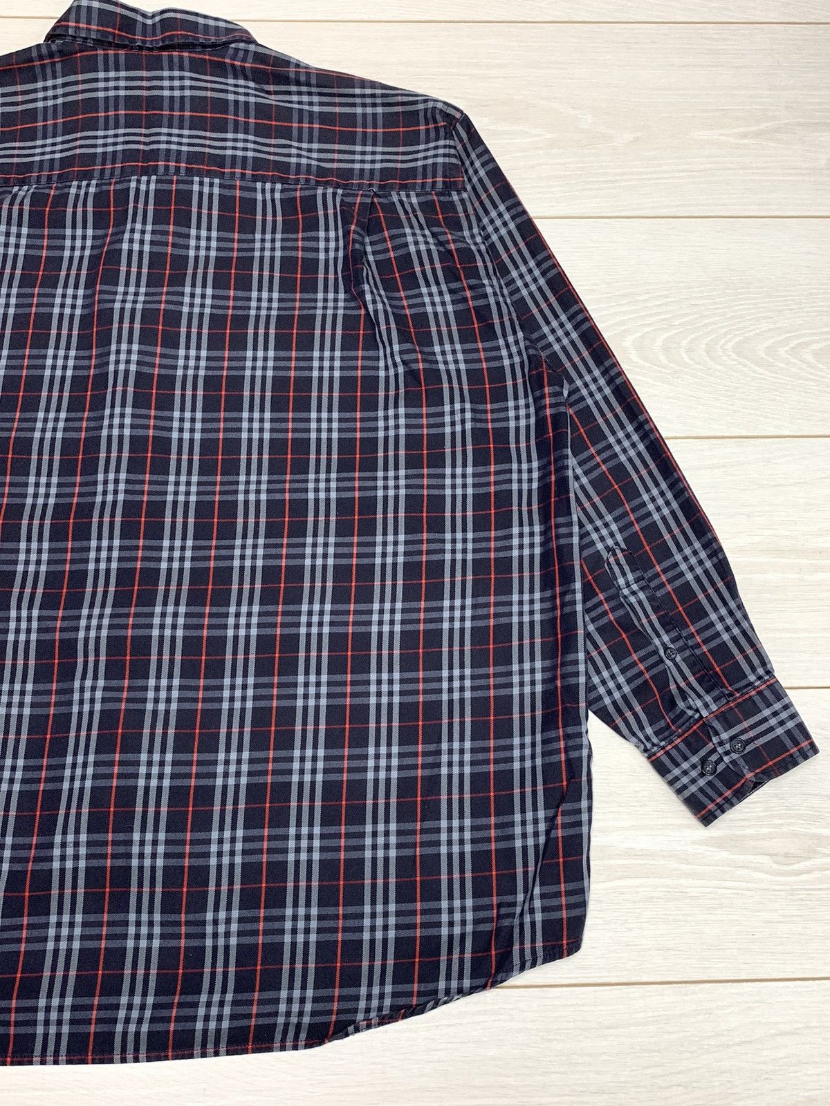 Burberry Burberrys London Nova Check Blue Oxfords Shirt Size US XL / EU 56 / 4 - 9 Thumbnail