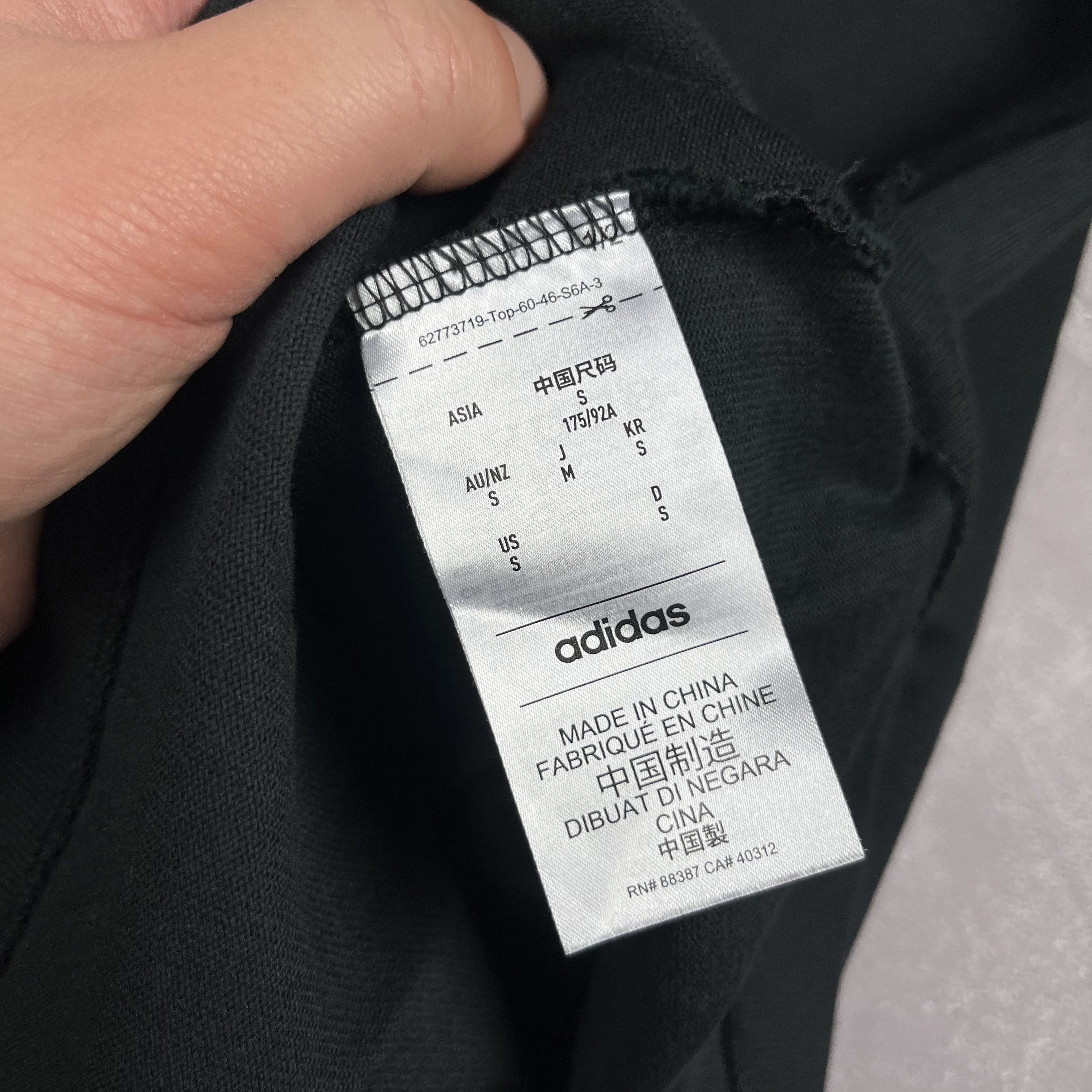 Adidas × Fear of God Adidas Fear Of God V Neck Short Sleeve T-Shirt Black Size US S / EU 44-46 / 1 - 6 Thumbnail