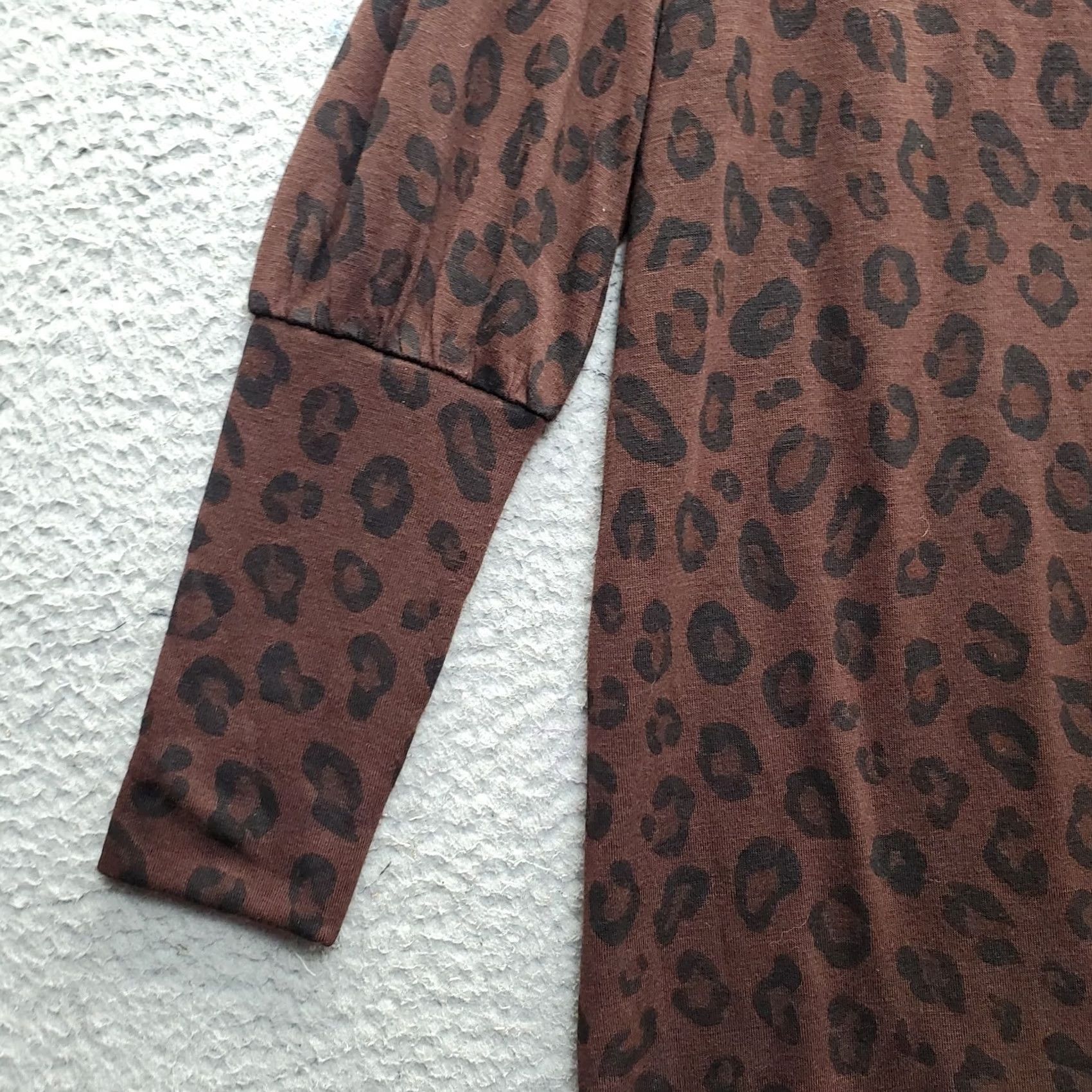 Ann Taylor Ann Taylor Open Front Cardigan Womens Size S Multi Leopard Print Stretch Long Sleeve Shirt Size S / US 4 / IT 40 - 6 Thumbnail