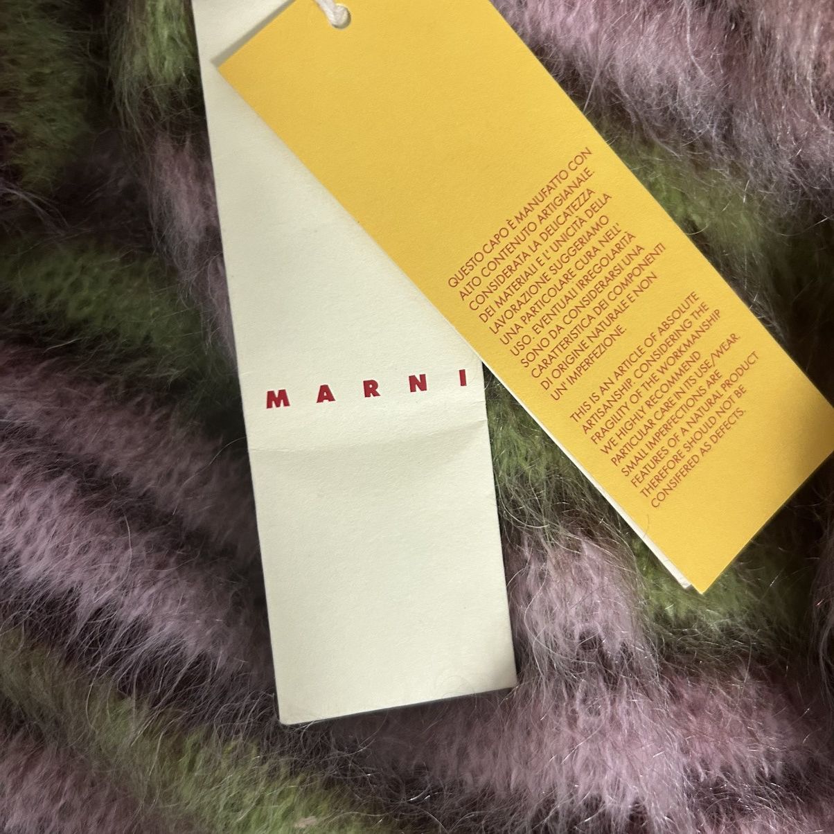 Marni New Marni Striped Mohair Sweater Mens Size 54 Size US L / EU 52-54 / 3 - 6 Thumbnail
