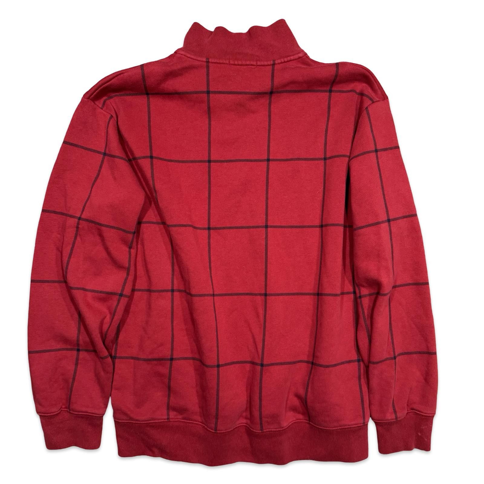 Nautica Nautica Red Quarter-Zip Henley Pullover Sweater Size US XL / EU 56 / 4 - 3 Thumbnail