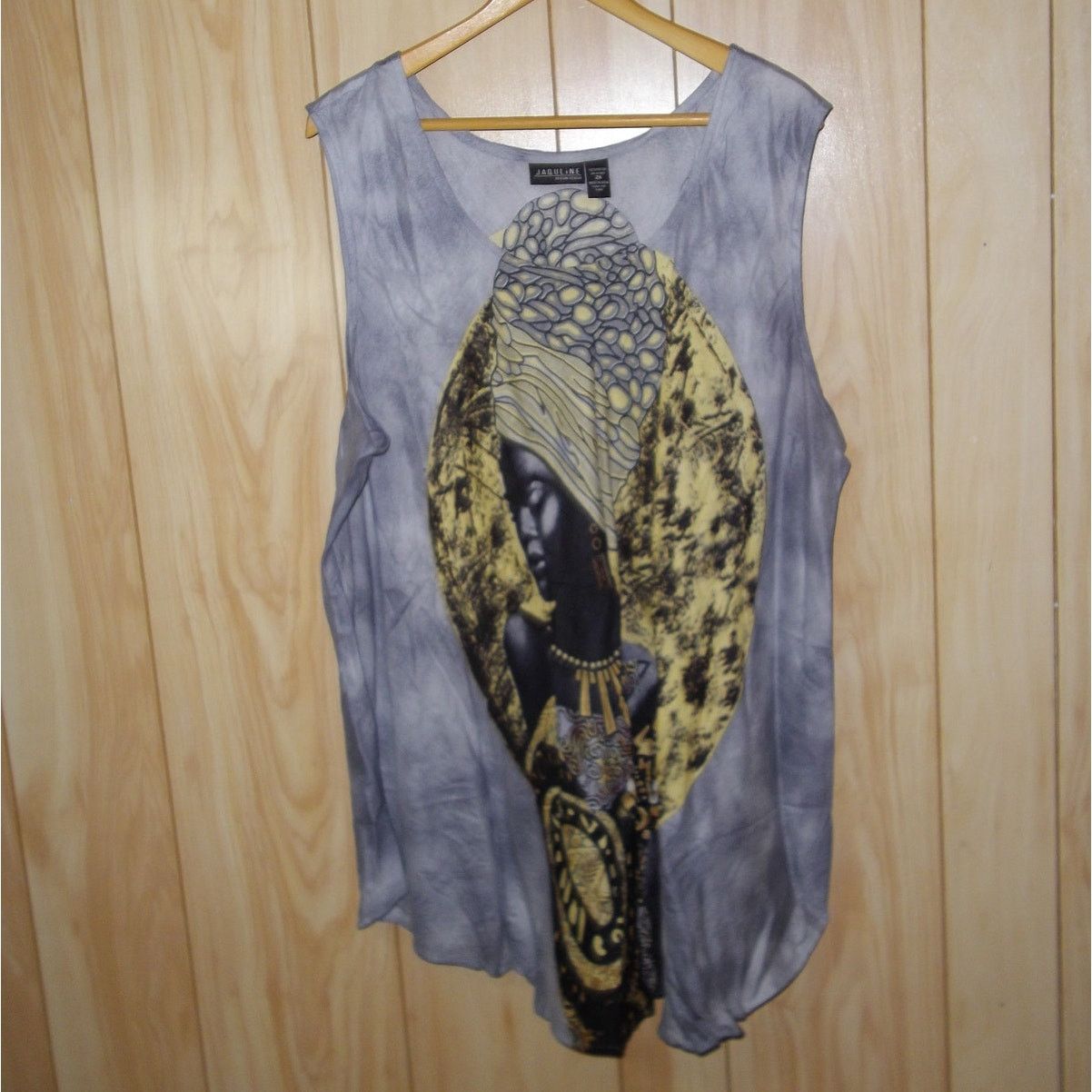 Other Jaquline Design Studio Sleeveless Graphic Print Top 2X Size XXL / US 16-18 / IT 52-54 - 2 Thumbnail
