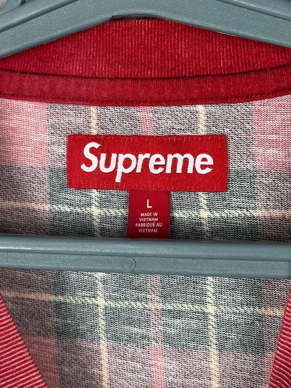 Supreme Supreme New York Plaid Pocket T Shirt Size US L / EU 52-54 / 3 - 10 Thumbnail