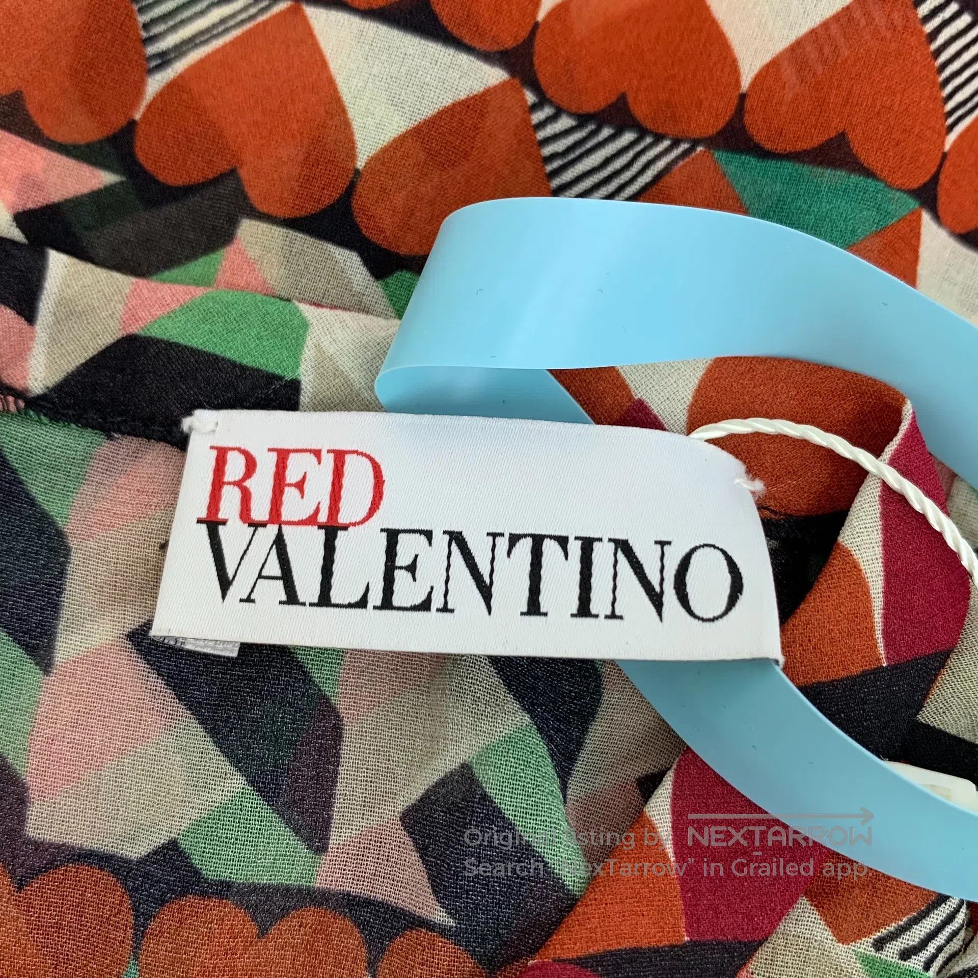 Valentino Valentino Multicolor geometric pattern printed pure mulber Size S / US 4 / IT 40 - 5 Thumbnail